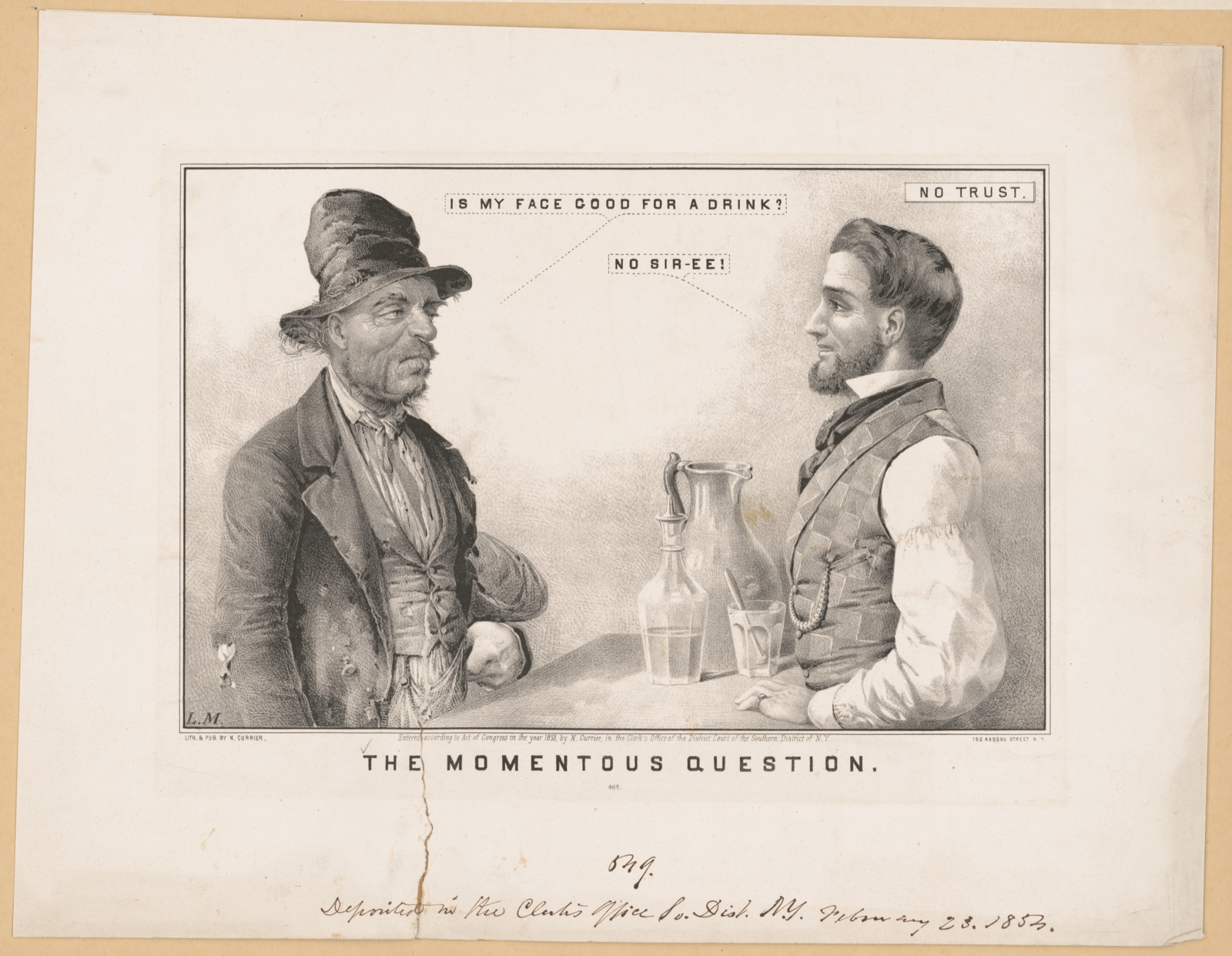 The momentous question — N. Currier (Firm)