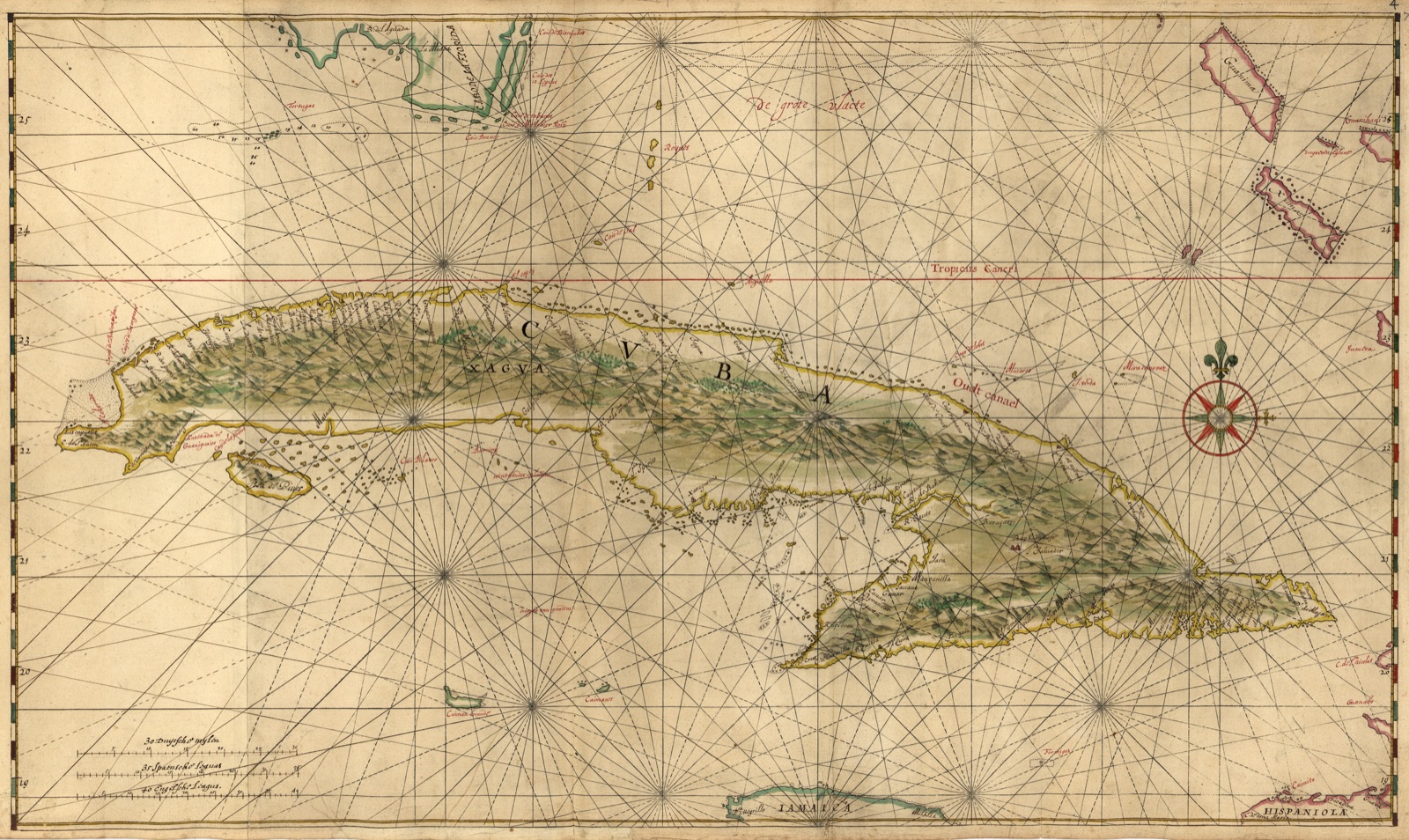 [Map of the complete island of Cuba]