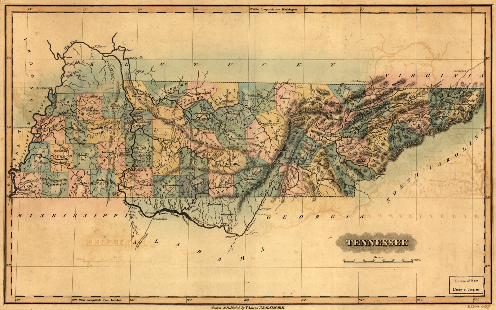 Tennessee — Lucas, Fielding, Jr., 1781-1854