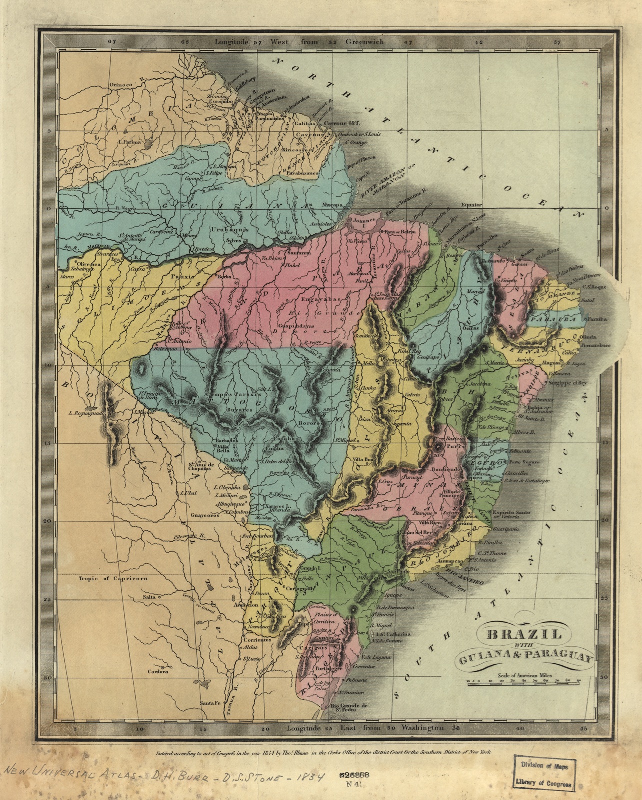 Brazil with Guiana & Paraguay