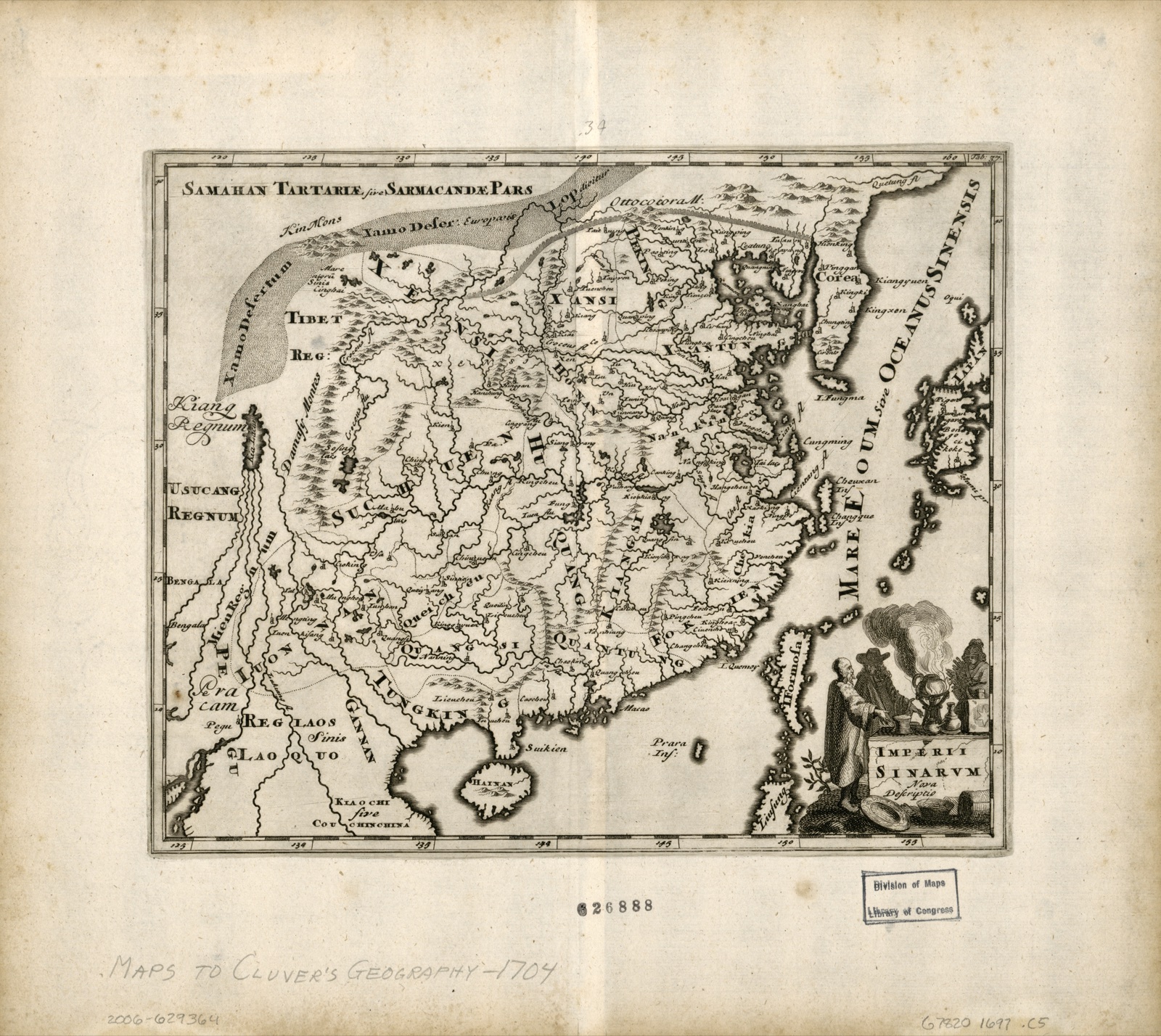Imperii sinarum nova descriptio — Clüver, Philipp, 1580-1622