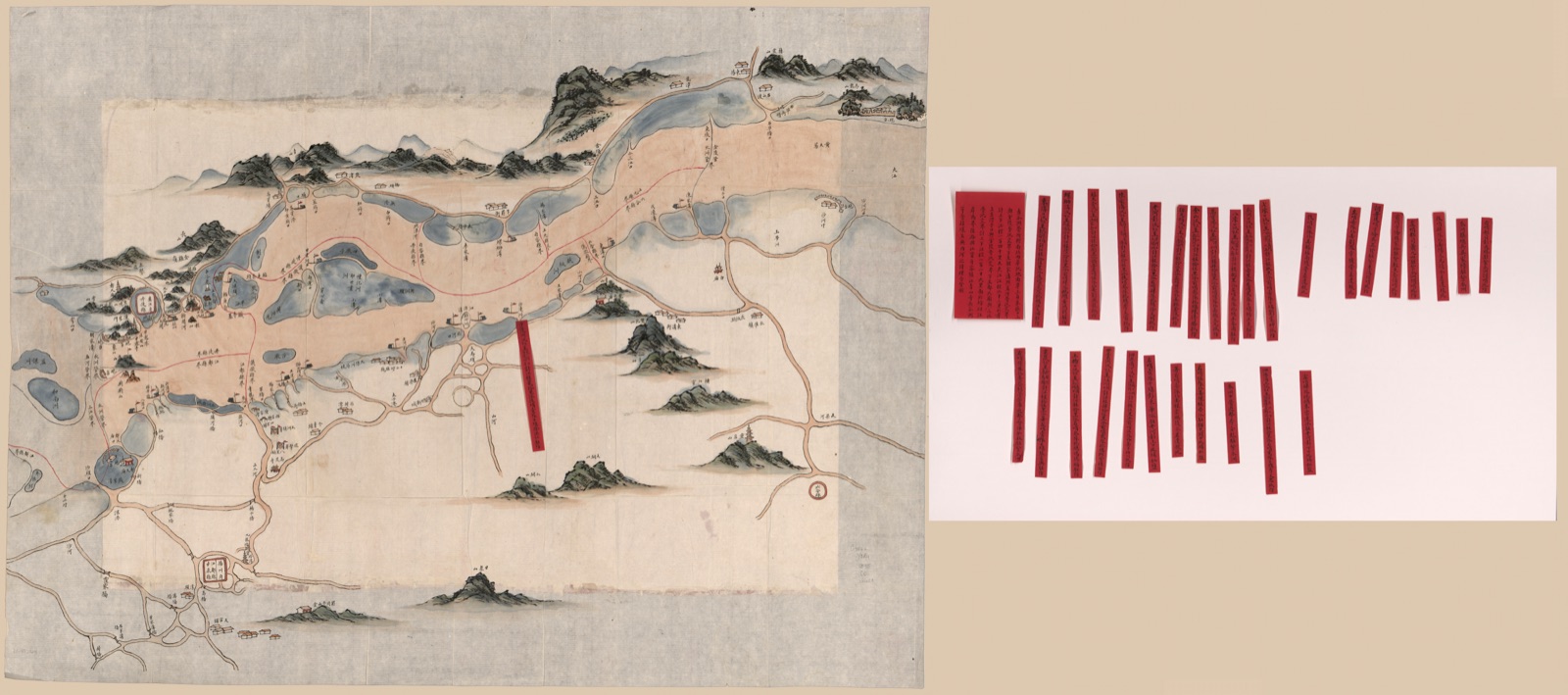 Changjiang shui shi Guazhou zhen biao zhong ying jiang xun quan tu