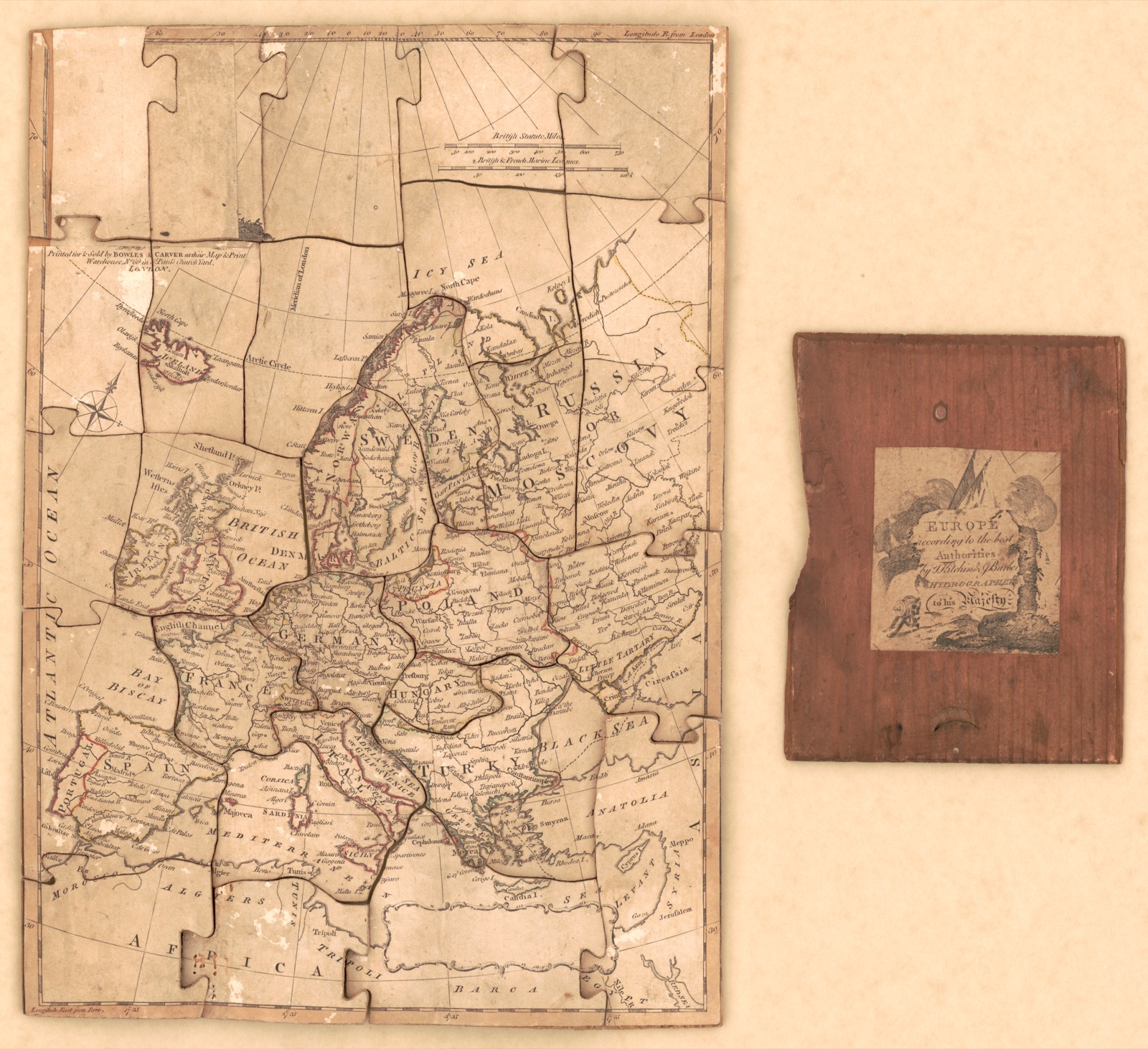 Europe according to the best authorities — T. Kitchin & J. Barber