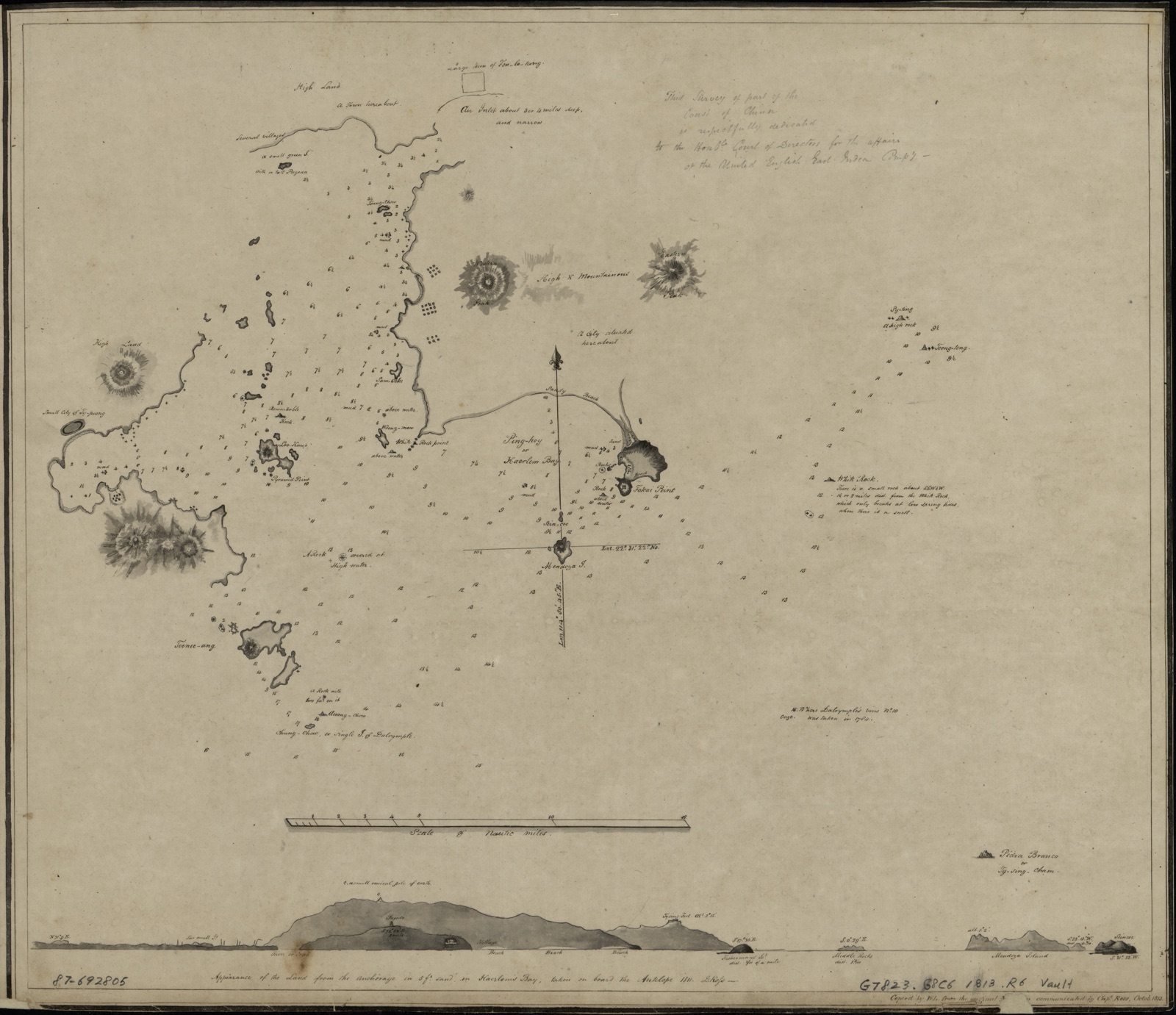 This survey of part of the coast of China — Ross, Daniel, 1780-1849