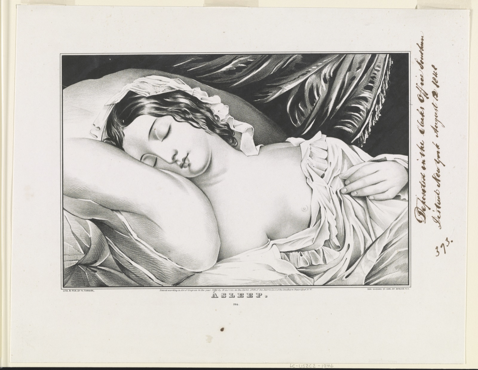 Asleep — N. Currier (Firm)