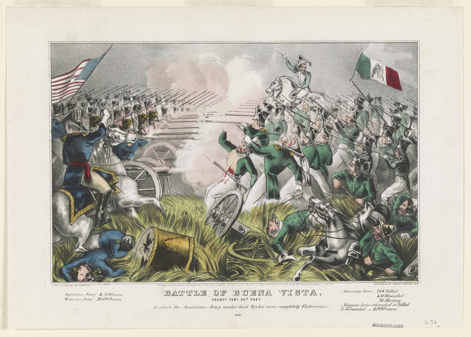 Battle of Buena Vista: fought Feby. 23d 1847 — N. Currier (Firm)