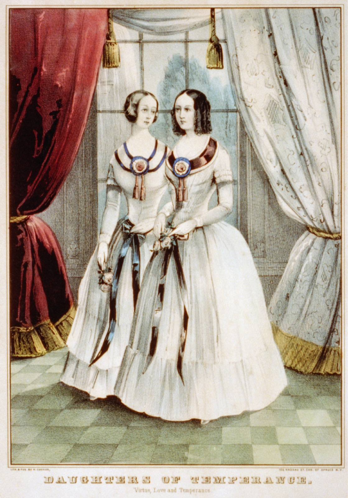 Daughter of temperance: Virtue, love and temperance — N. Currier (Firm)