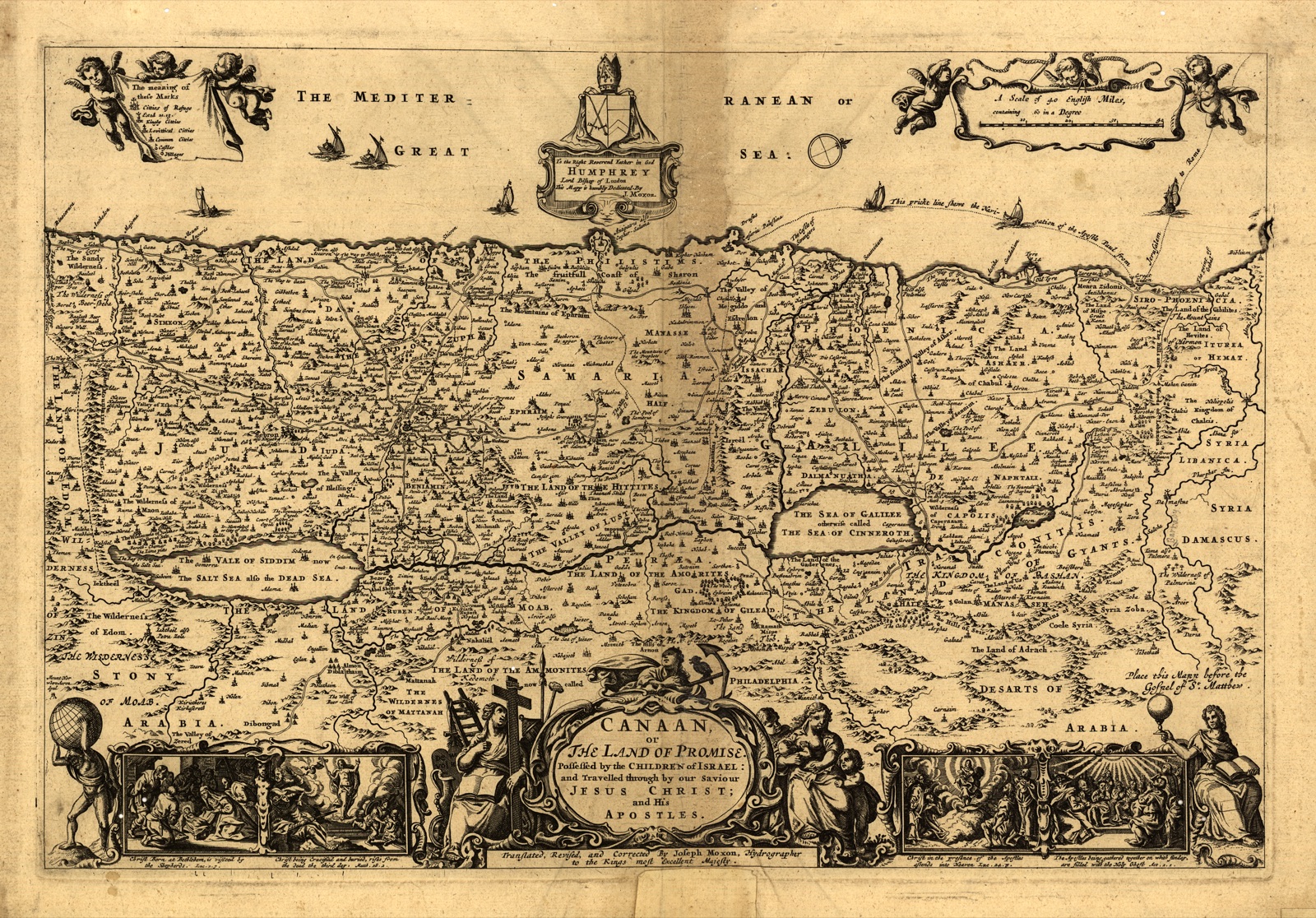 Canaan, or The Land of promise — Moxon, Joseph, 1627-1691