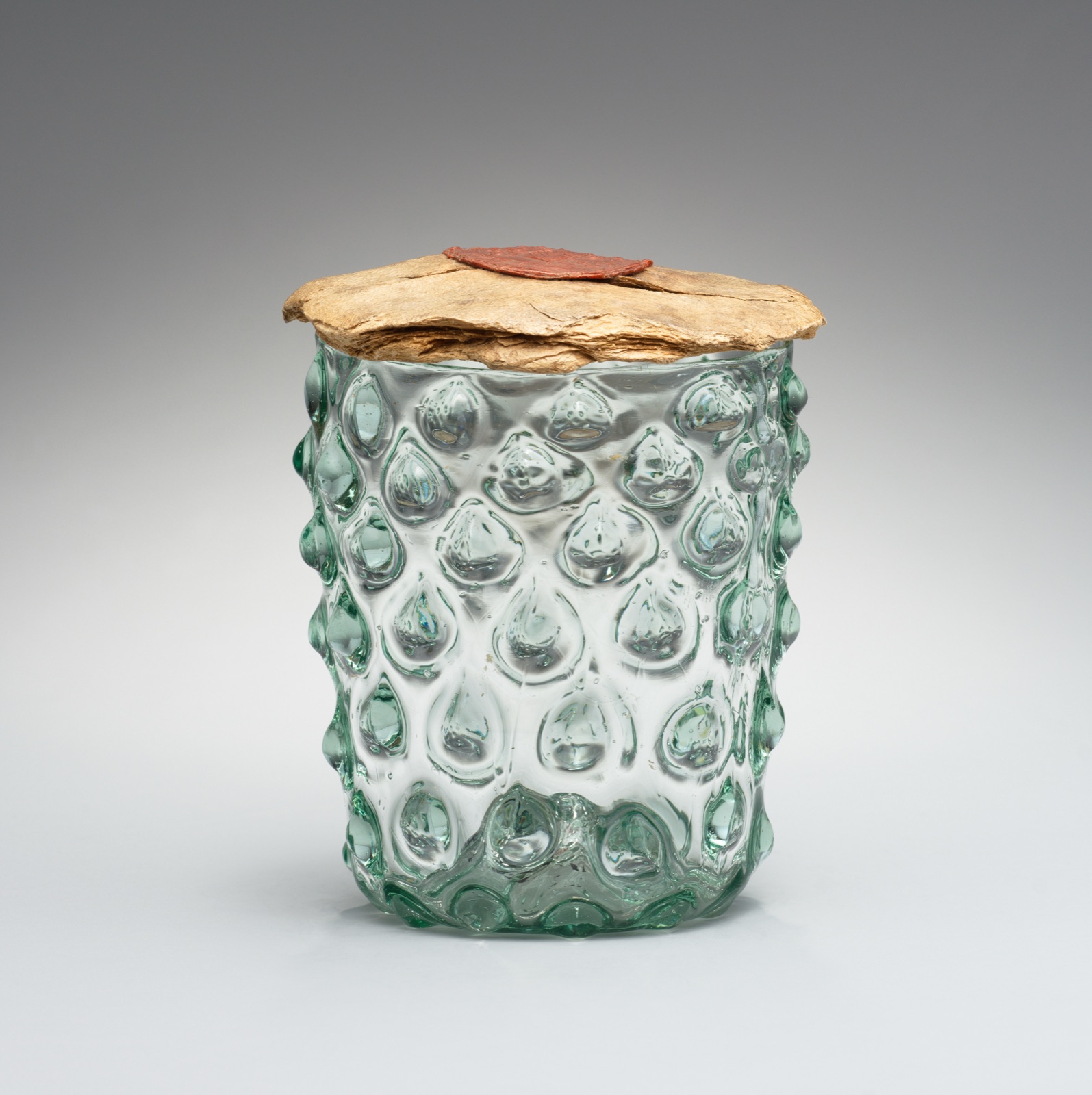 Reliquary beaker with wax cover