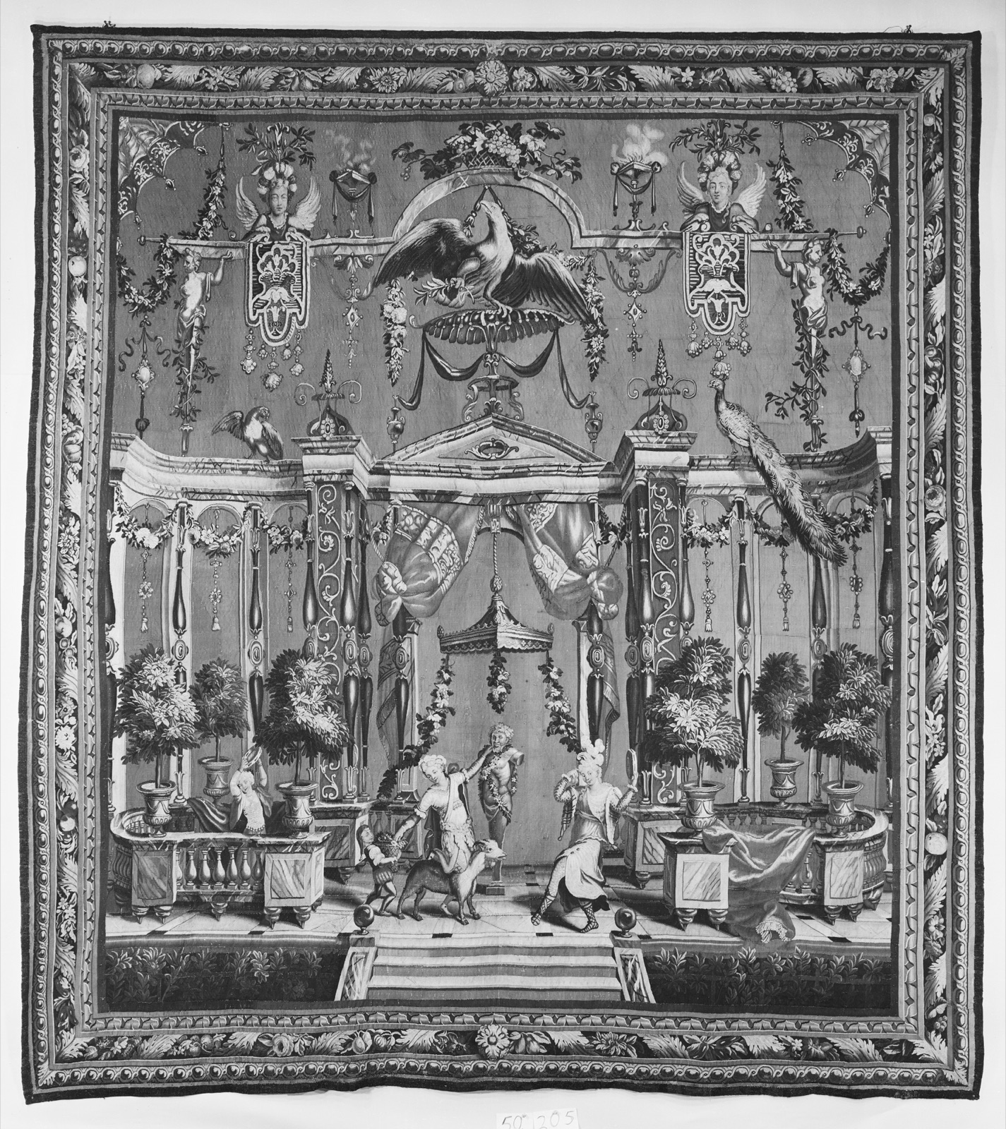 The Offering to Pan from a set of the Berain Grotesques — Jean-Baptiste Monnoyer