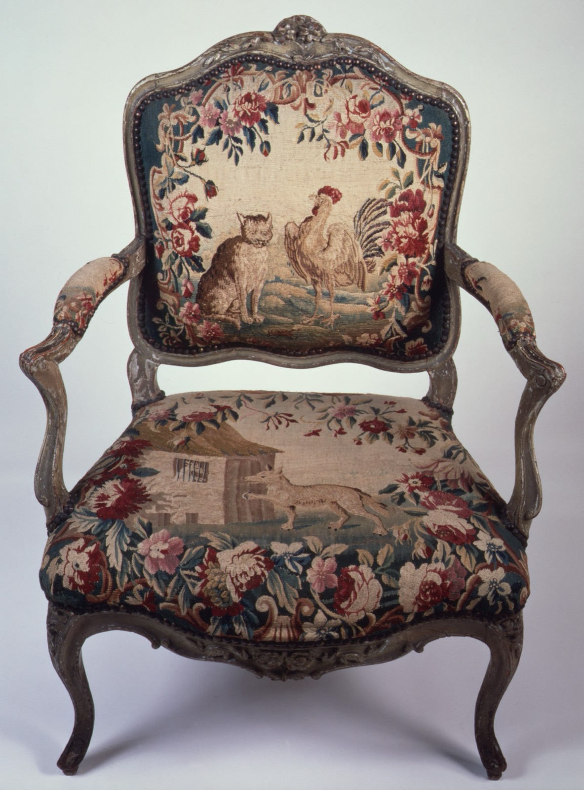 Armchair (part of a set of nine) — Aubusson