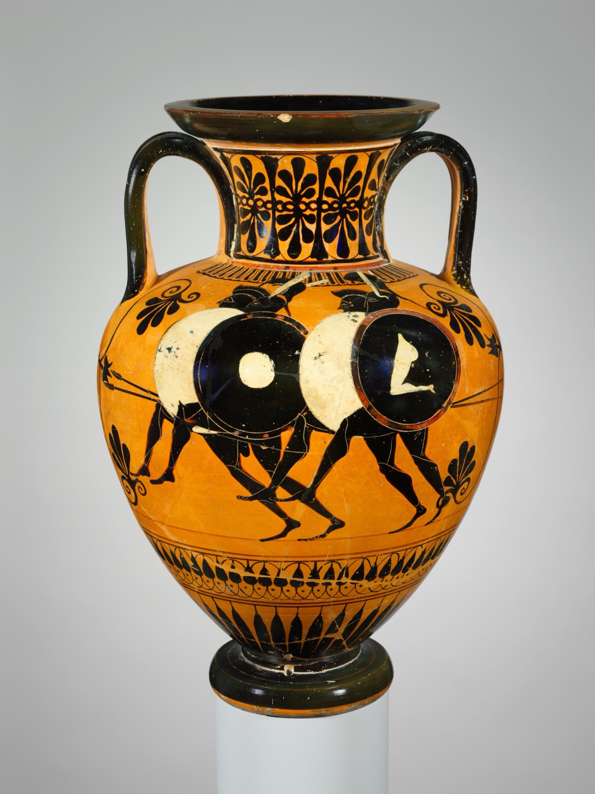 Terracotta neck-amphora (jar)