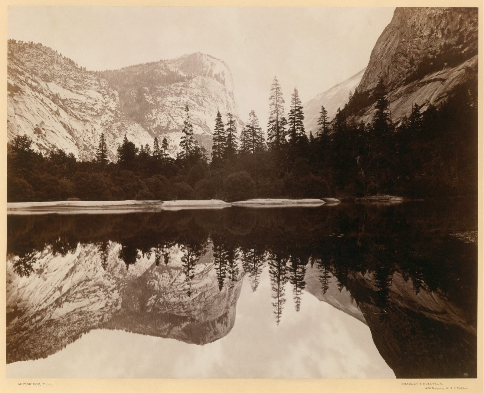 Mirror Lake, Valley of the Yosemite — Eadweard Muybridge