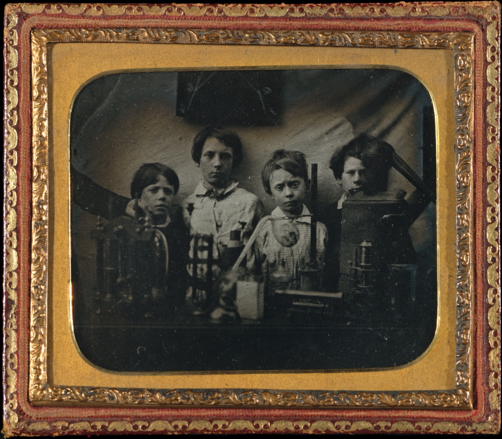 Boys Behind a Science Experiment — Unknown