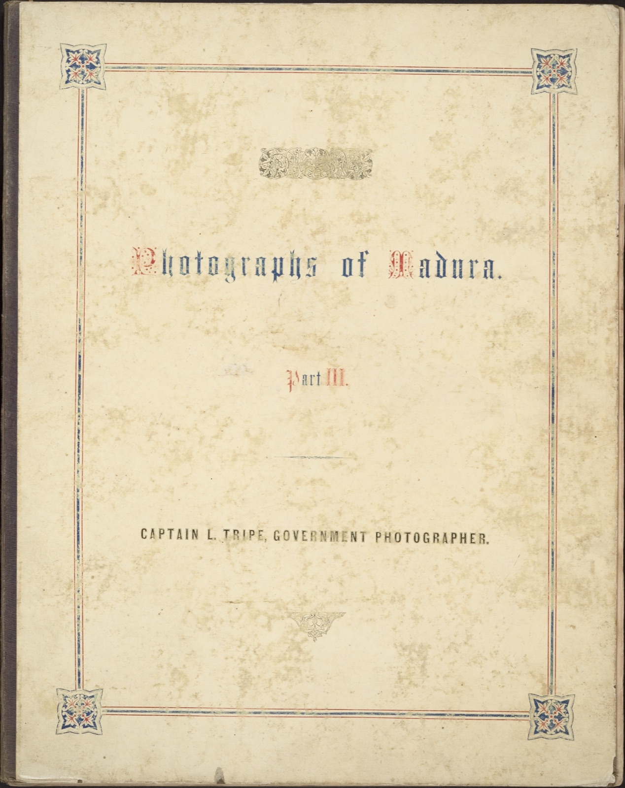 Photographic Views in Madura, Part III — Linnaeus Tripe