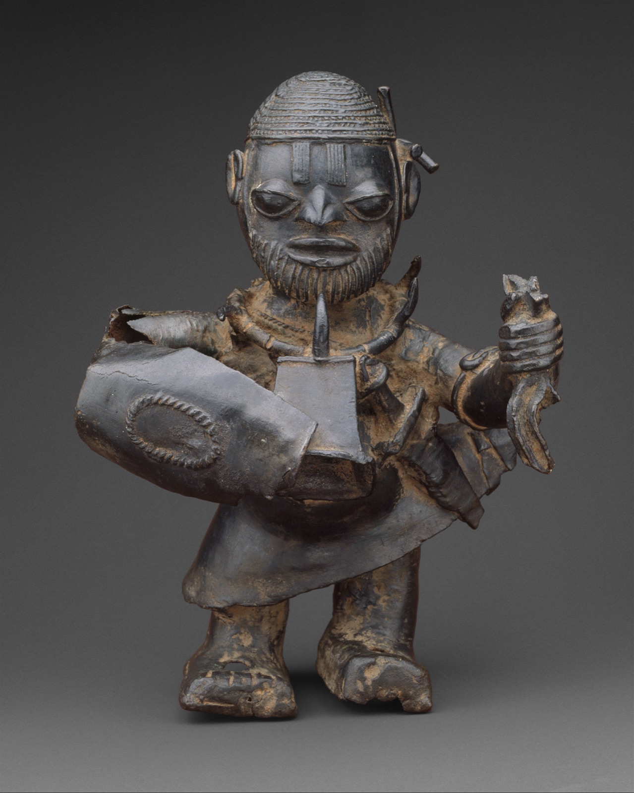 Warrior Figure — Lower Niger Valley caster
