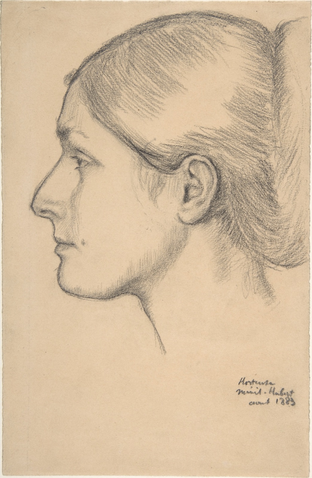 Portrait of Hortense Valpinçon (Mme. Jacques Fourchy) — Edgar Degas