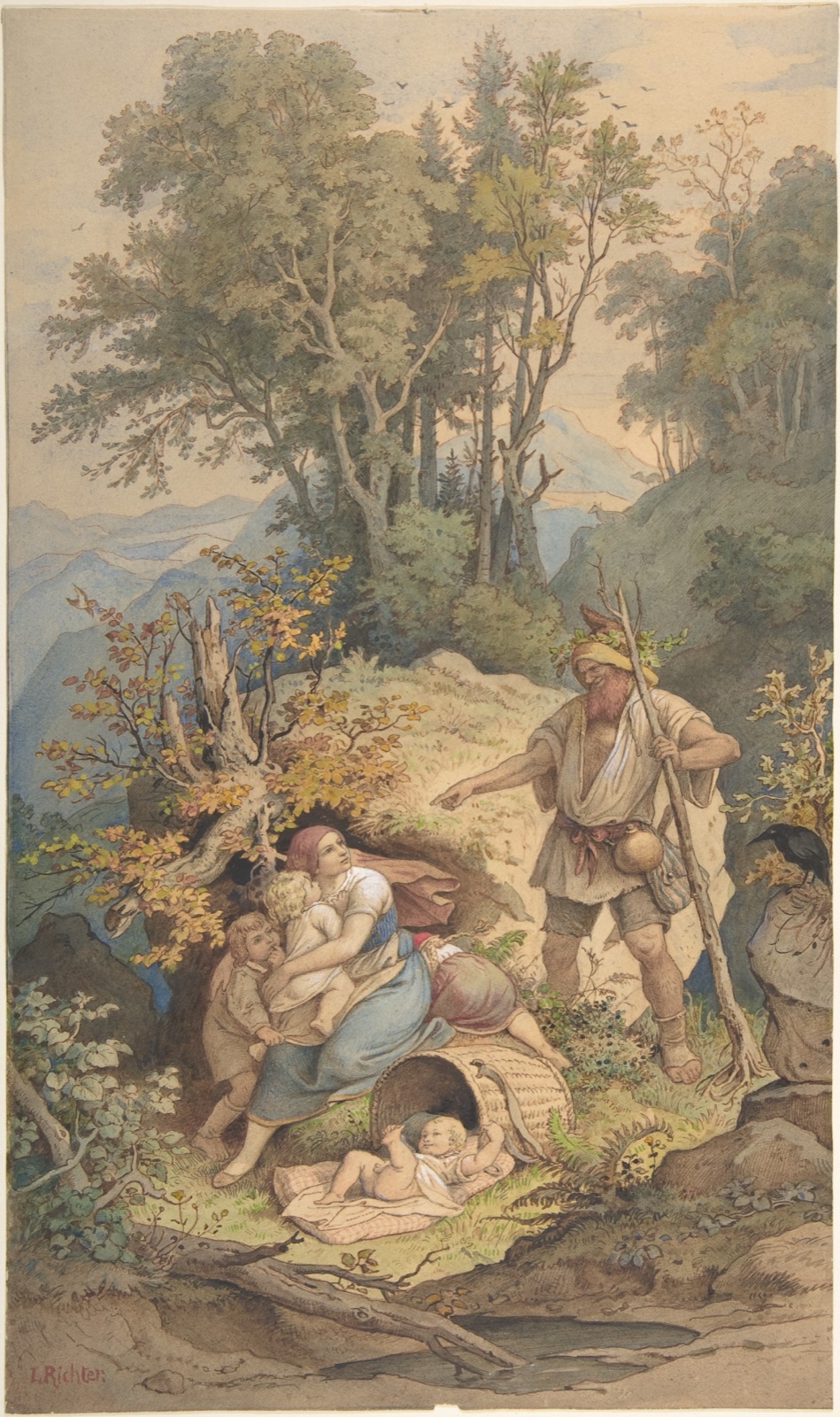 Rübezahl — Adrian Ludwig Richter