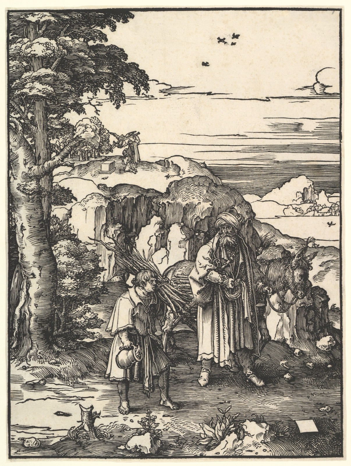 Abraham Going to Sacrifice Isaac — Lucas van Leyden