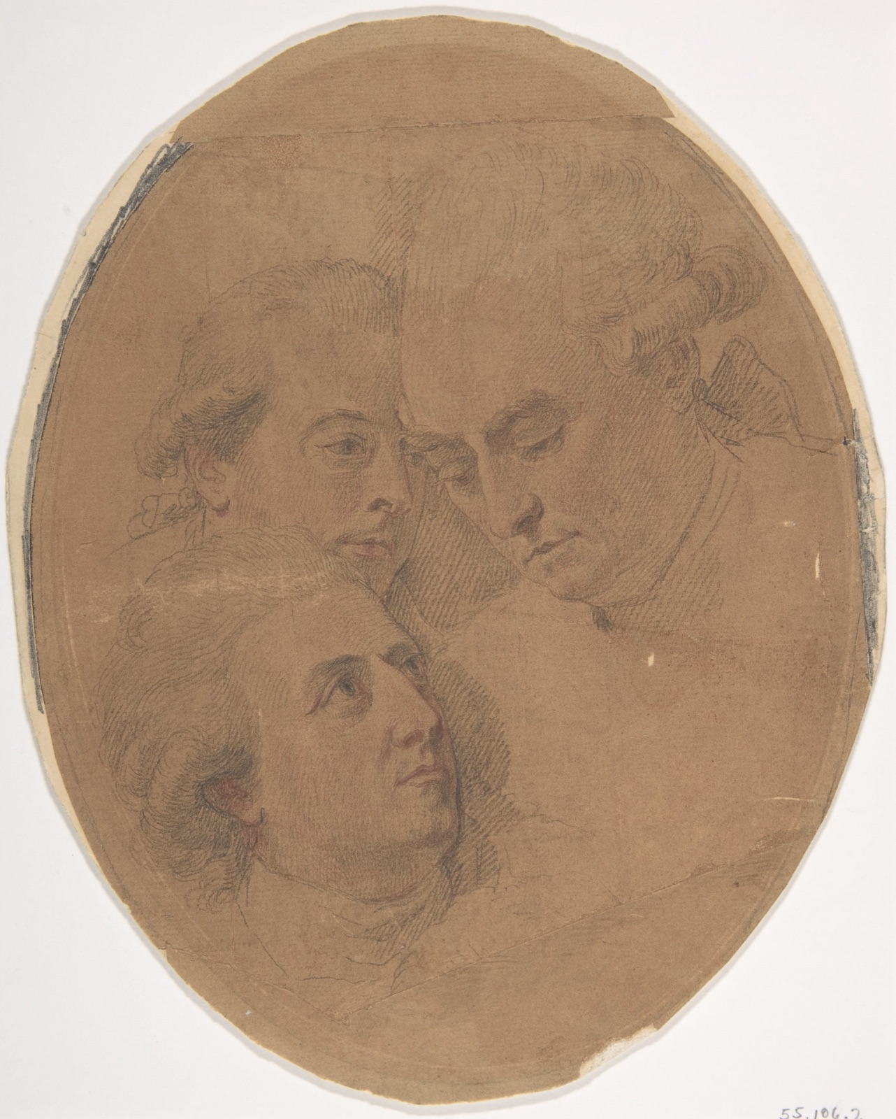 George Montagu, 4th Duke of Manchester, William, 2nd Viscount Courtenay, de jure 8th Earl of Devon, and George William Coventry, 6th Earl of Coventry — Francesco Bartolozzi