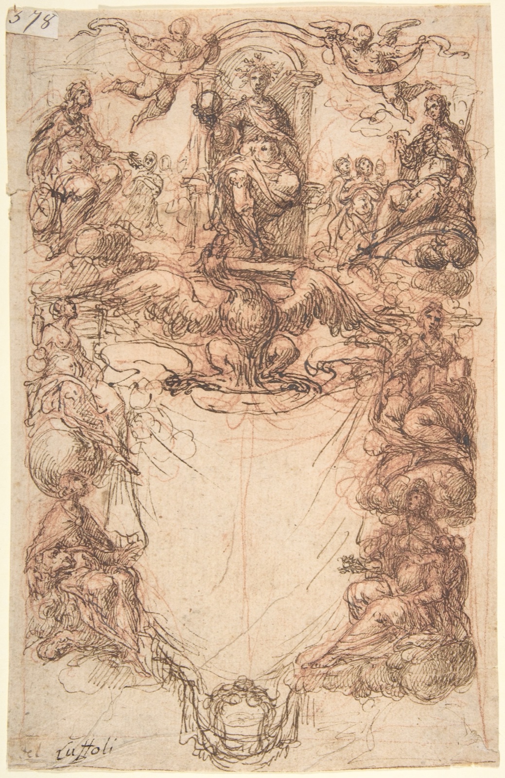 Design for a Title Page — Giovanni Maria Luffoli (Laffoli)