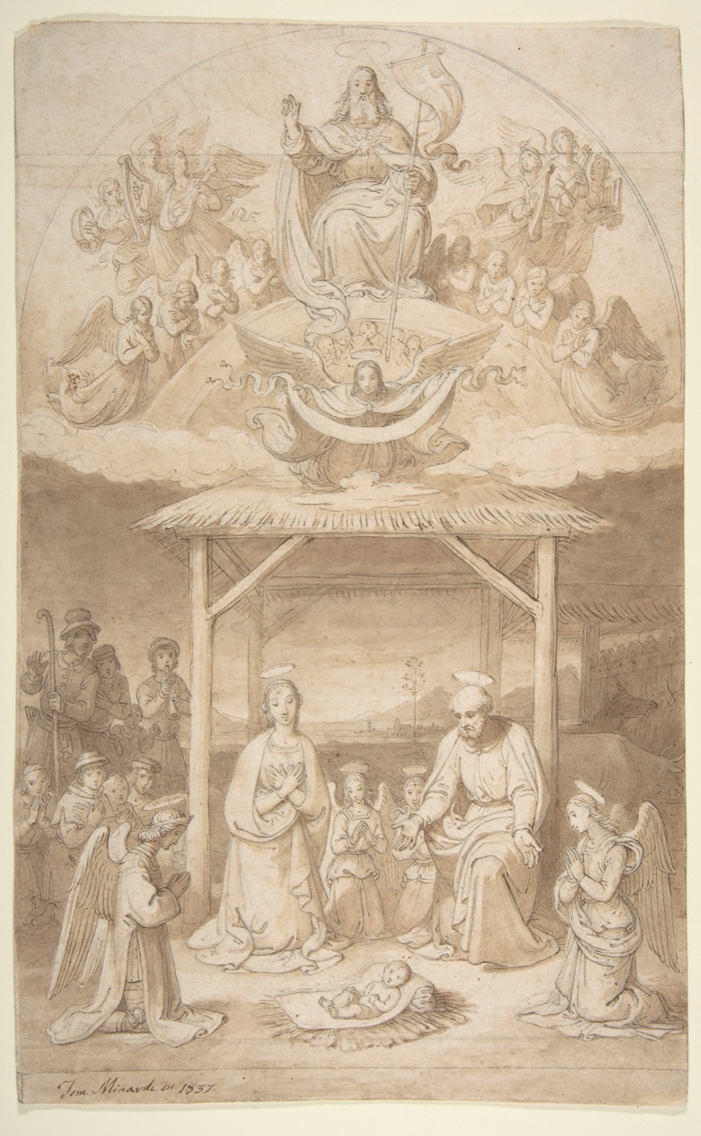 The Adoration of the Shepherds — Tommaso Minardi