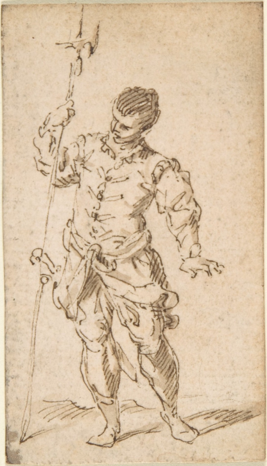 Soldier with Halberd — Claude Gillot