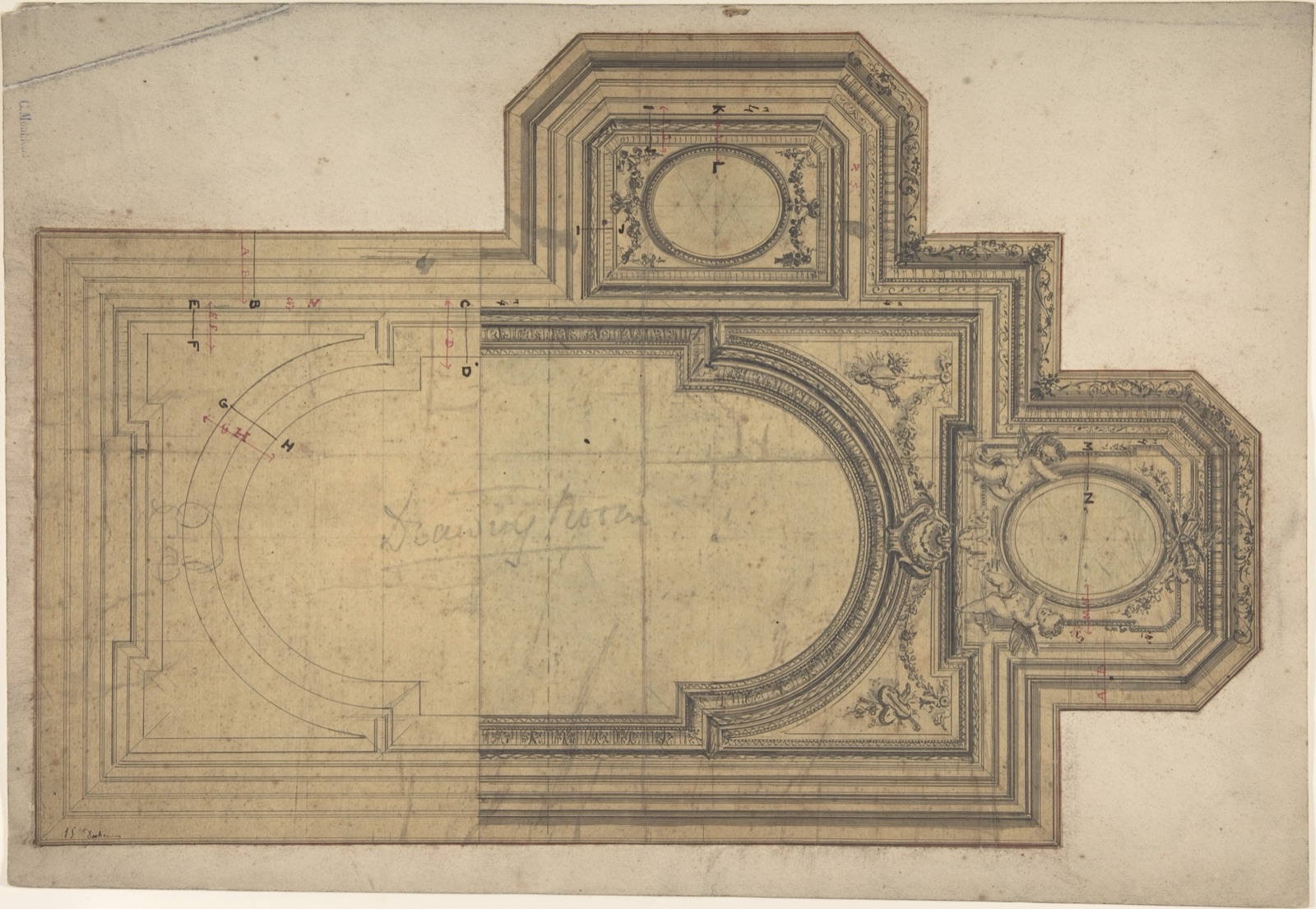 Designs for Ceiling — Charles Monblond