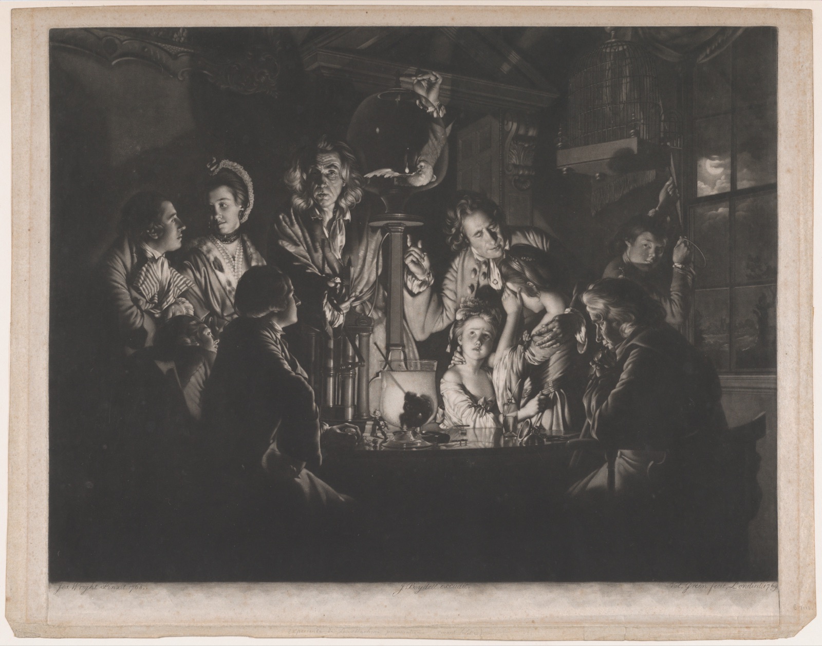 A Philosopher Shewing an Experiment on the Air Pump — Valentine Green