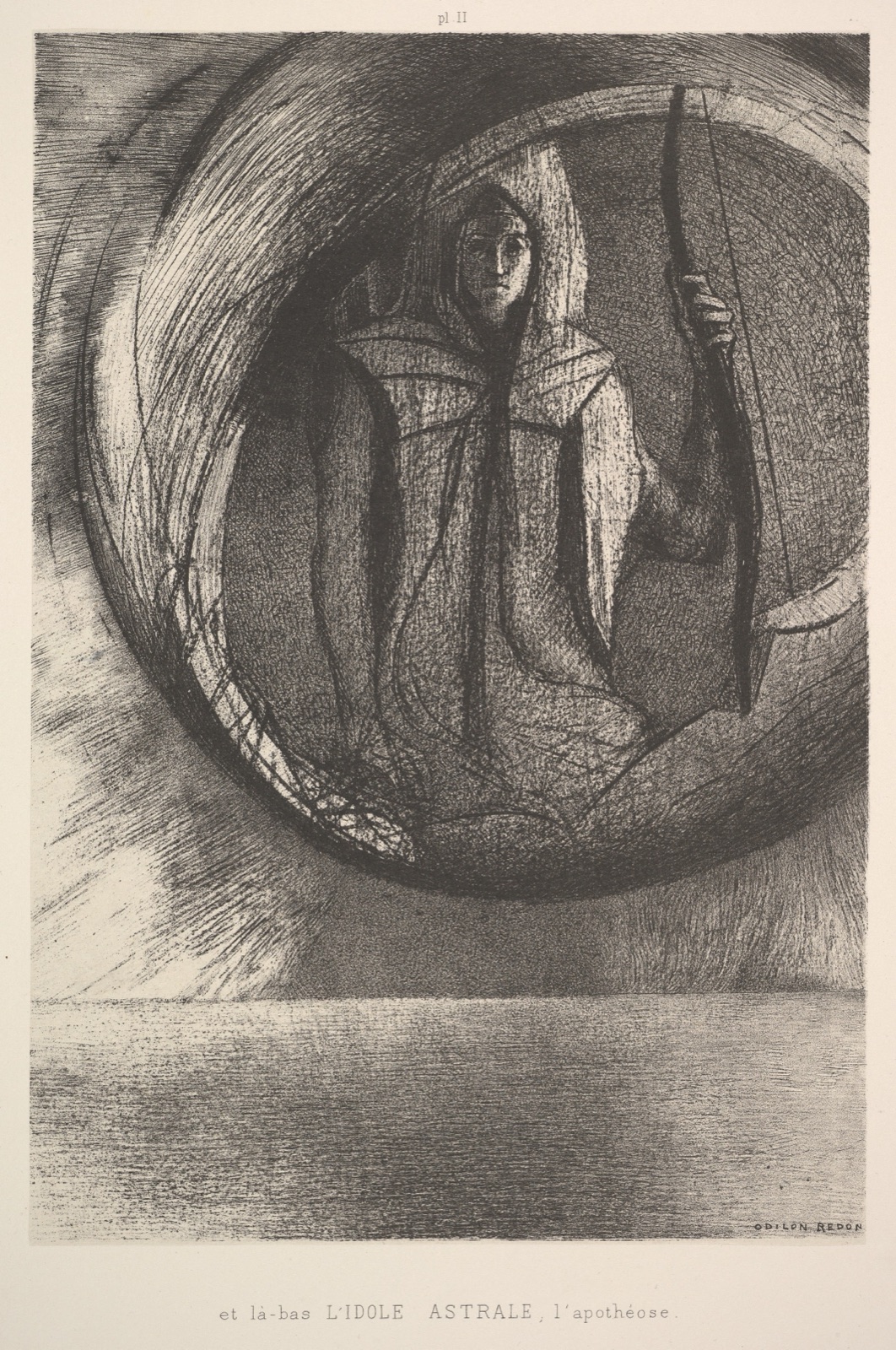 And over there, the Astral Idol, the Apotheosis — Odilon Redon