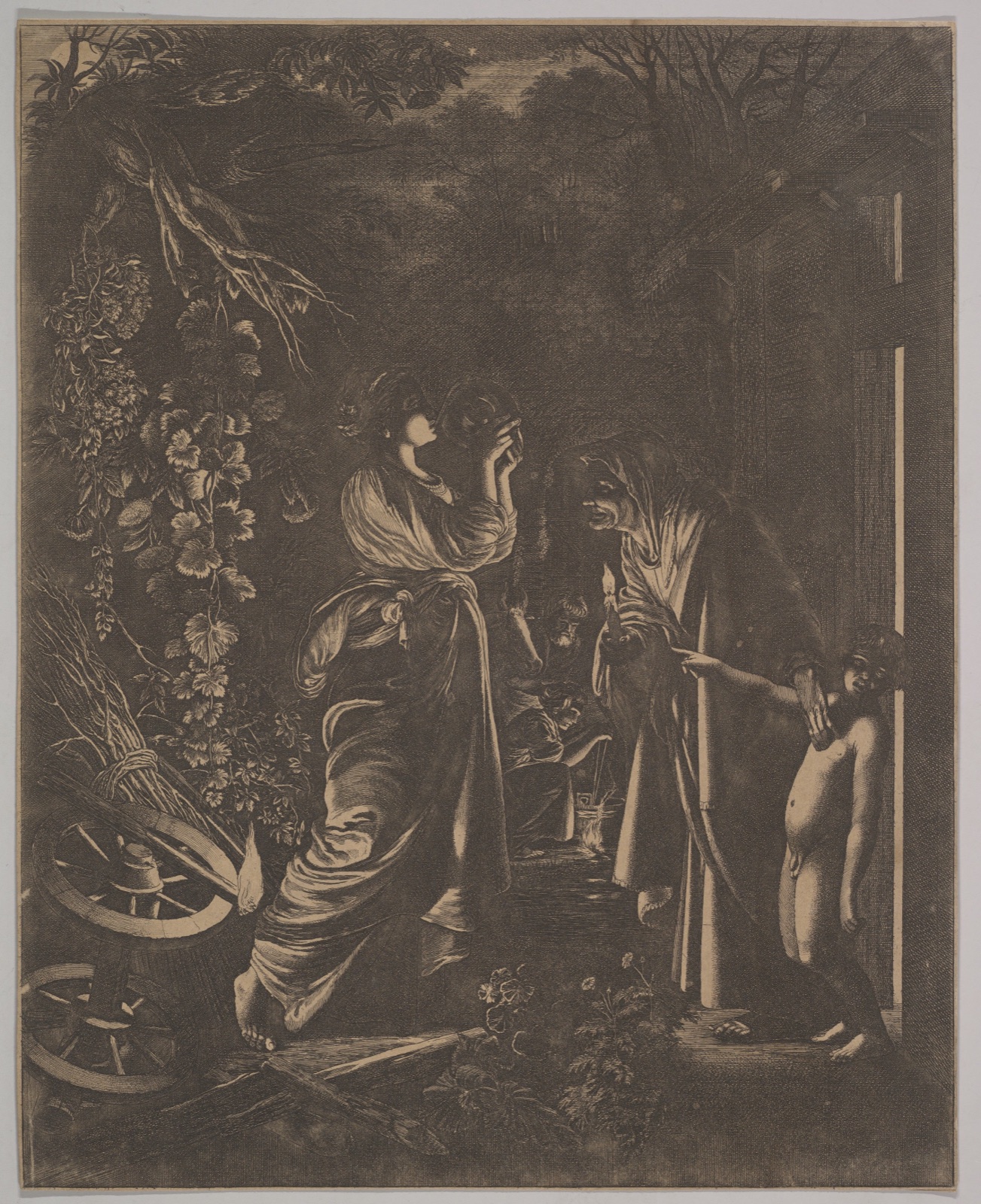 Ceres Seeking Her Daughter or Ceres and Stillio — Wenceslaus Hollar