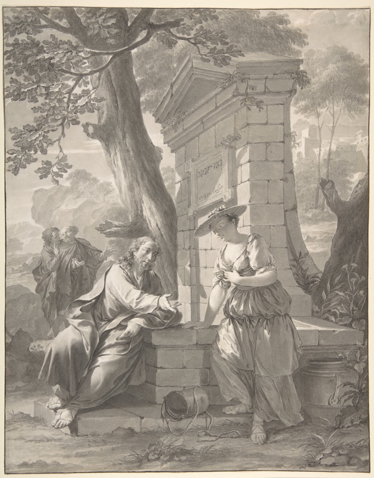 Christ and the Woman of Samaria — Nicholas Verkolje