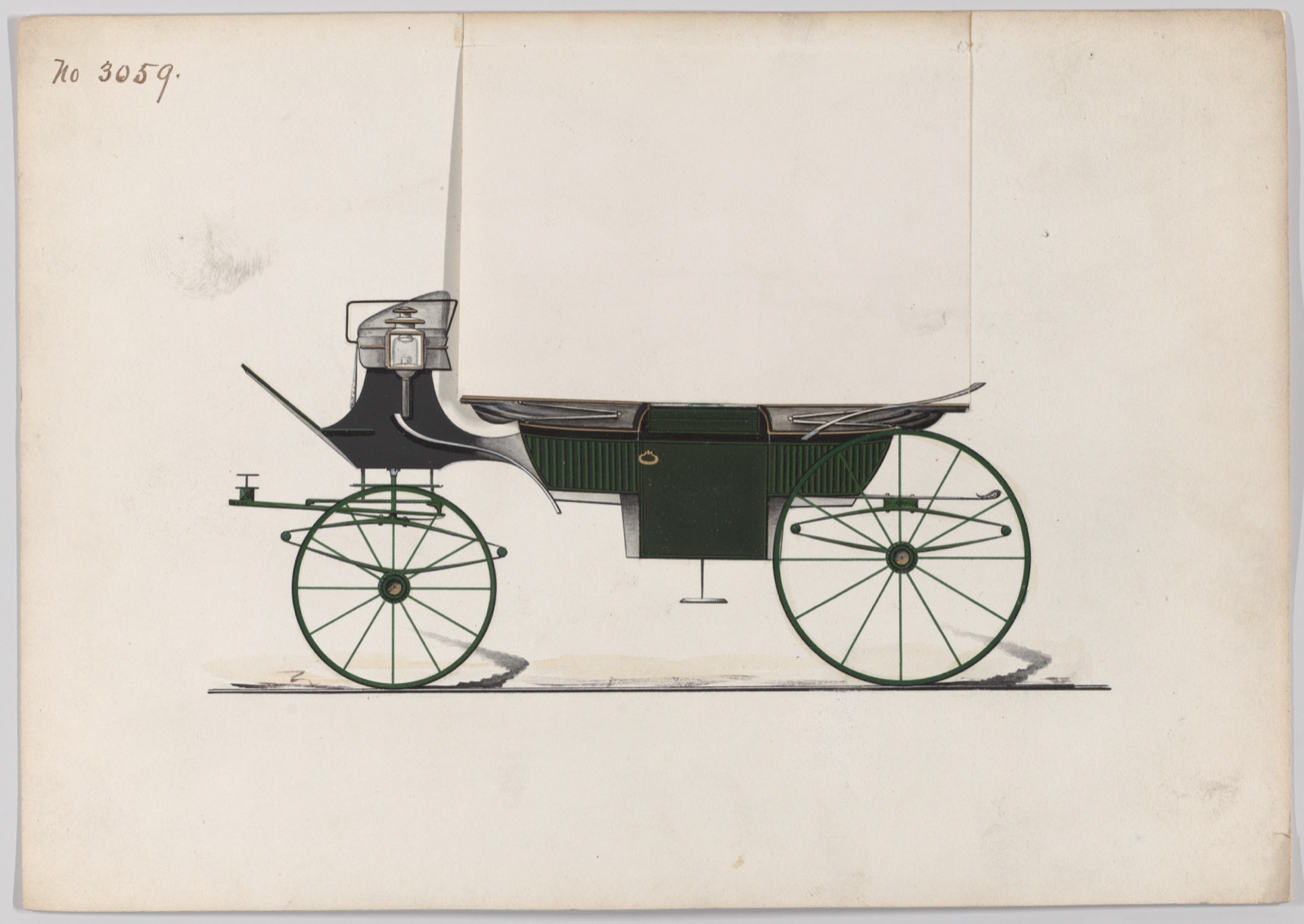 Design for Landau, No. 3059 — Brewster & Co.