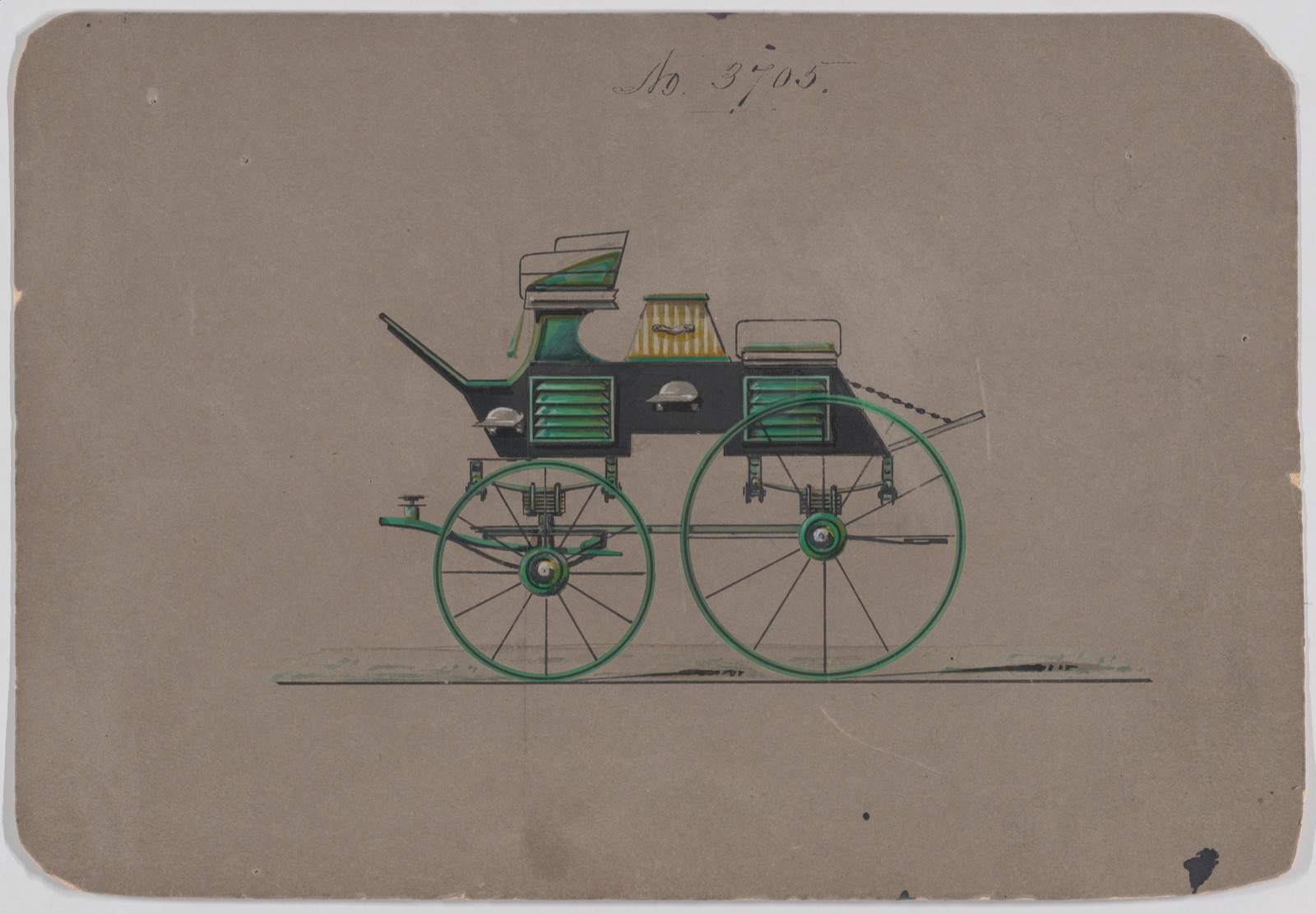 Four Wheel Dog Cart .# 3705 — Brewster & Co.