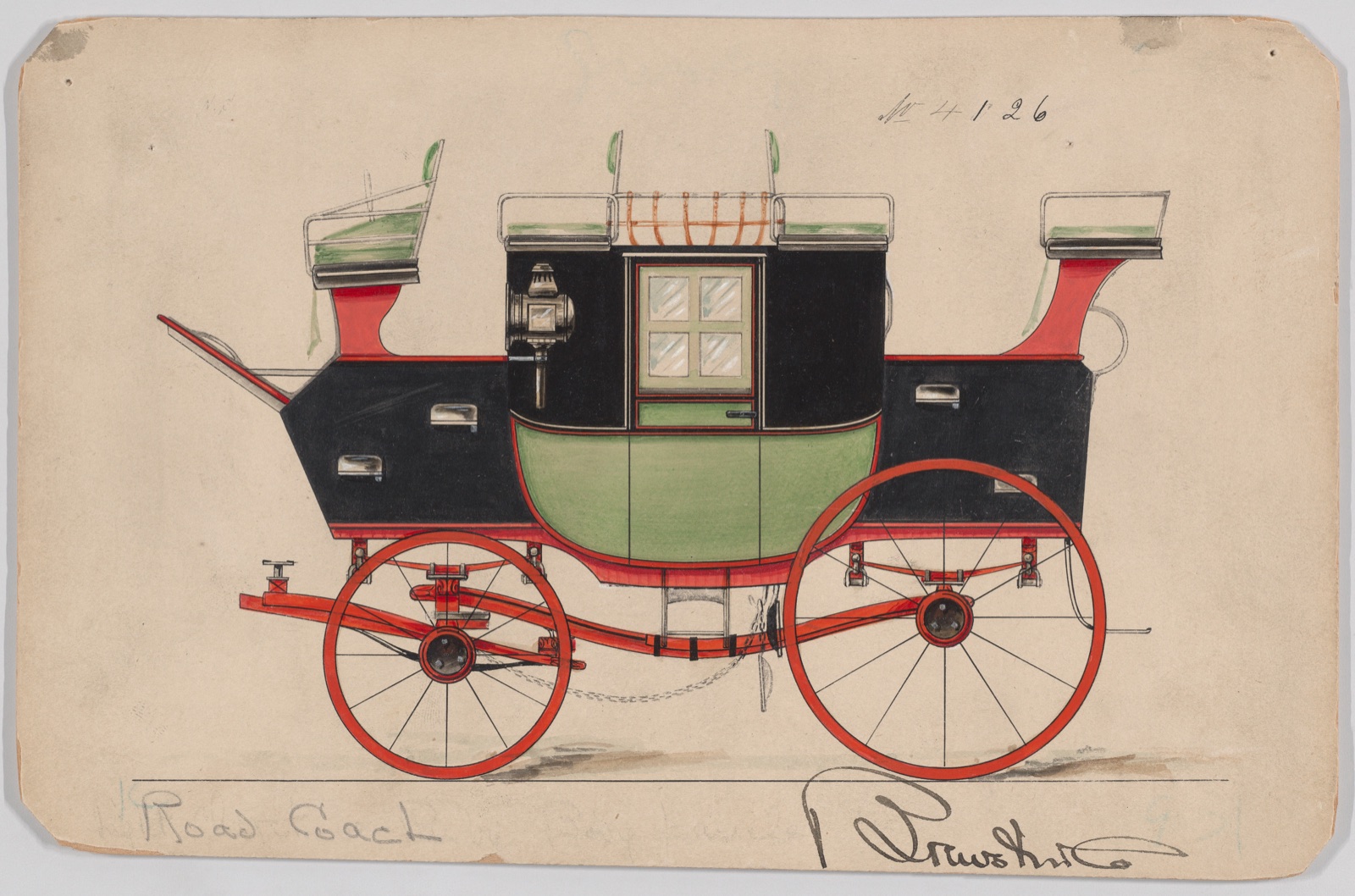 Road Coach #4126 — Brewster & Co.