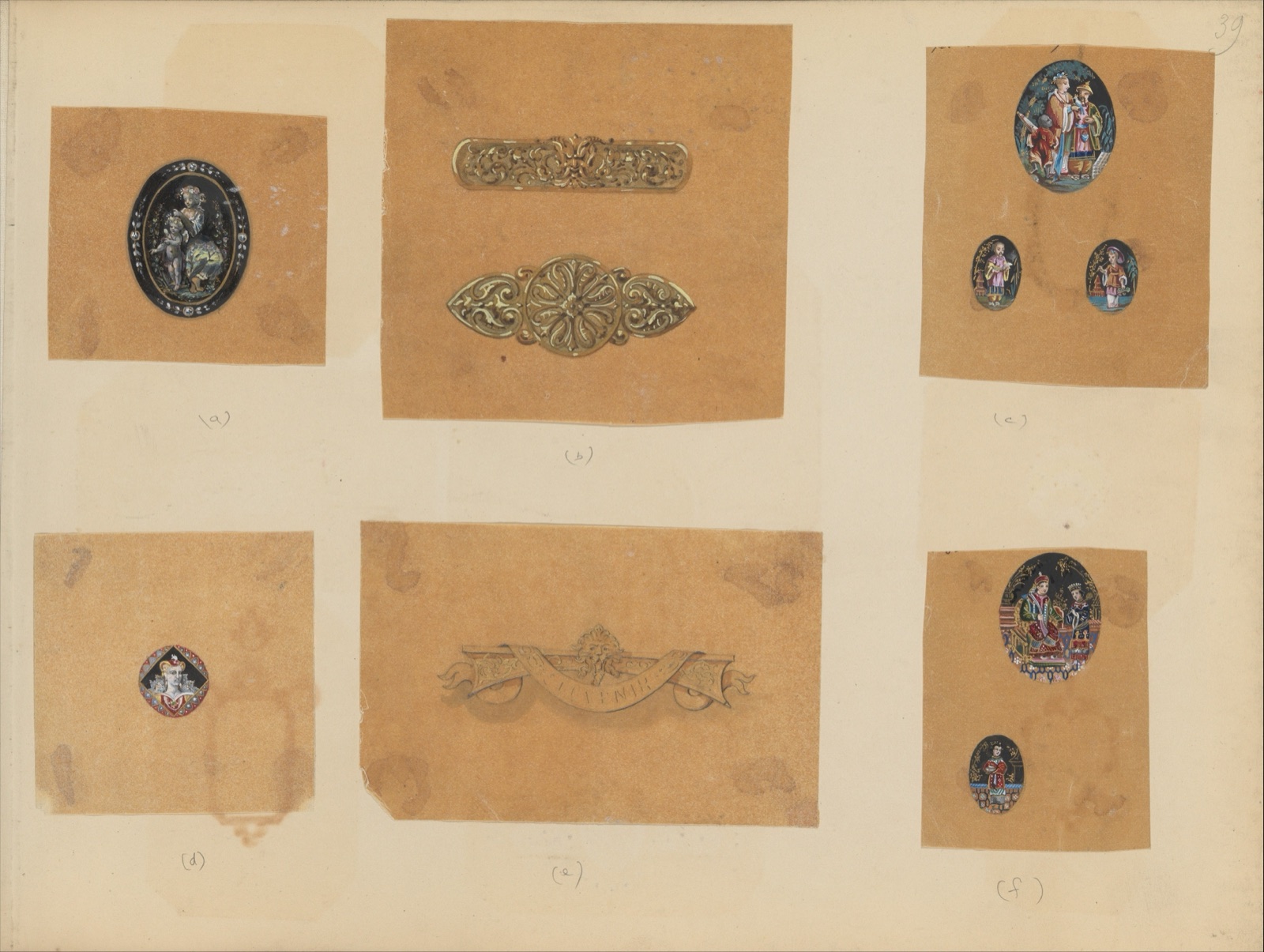 Designs for Jewelry — Anonymous, French, 19th century