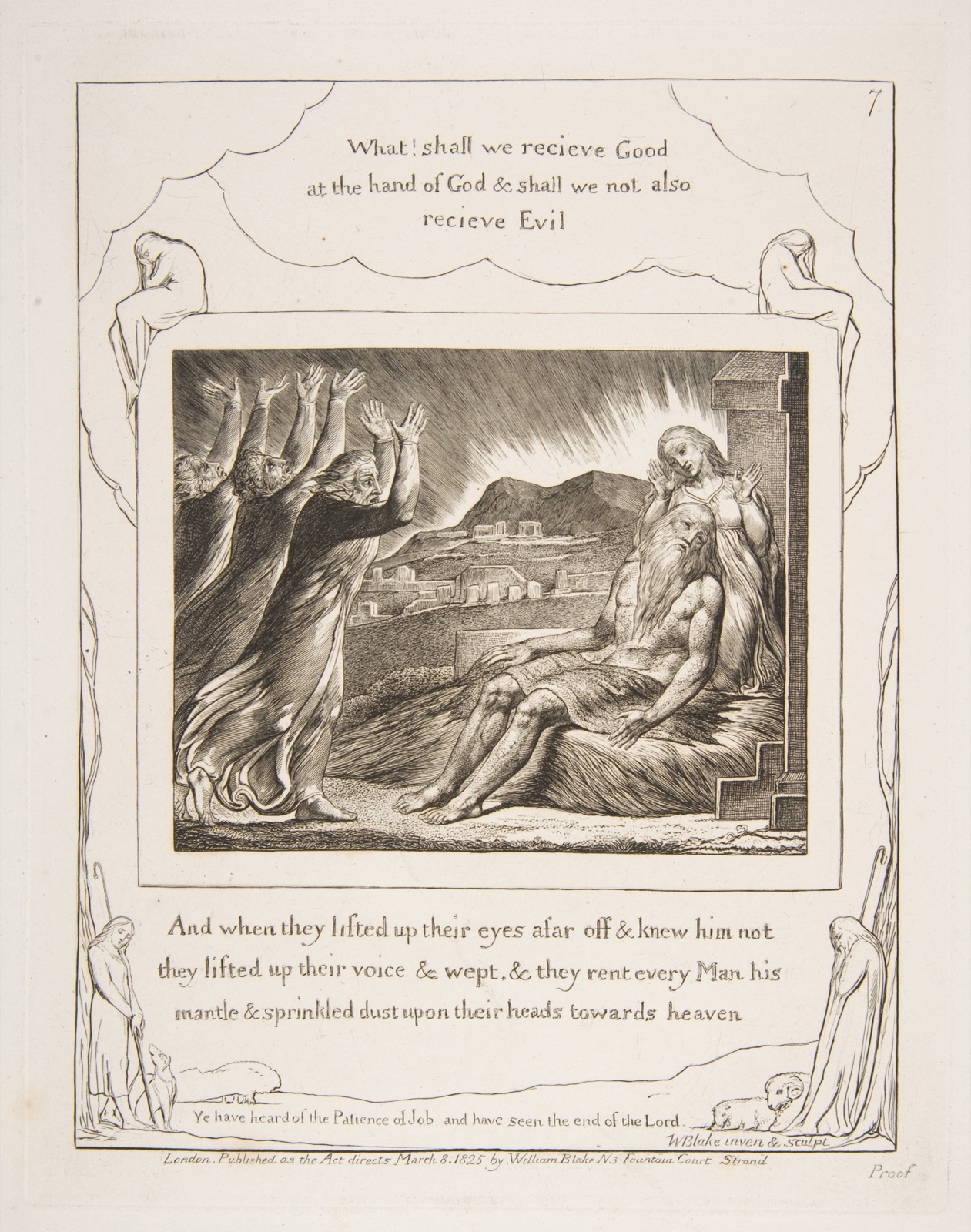 Job's Comforters — William Blake