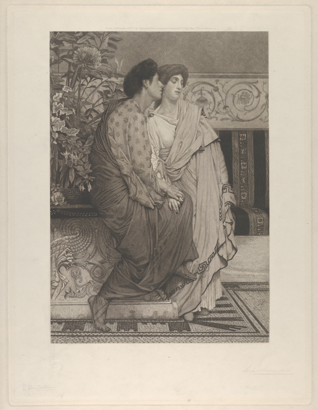 The First Whisper of Love — Sir Lawrence Alma-Tadema