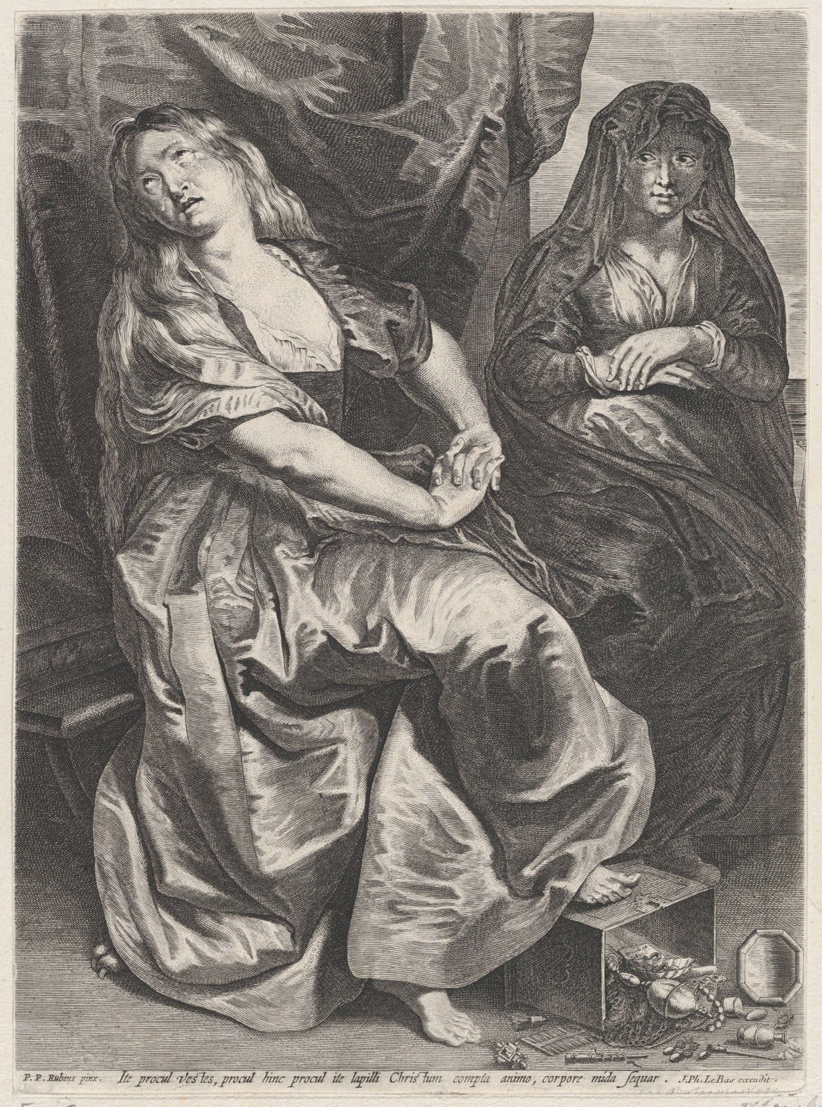 St. Mary Magdalen Trampling Her Valuables — Lucas Vorsterman I