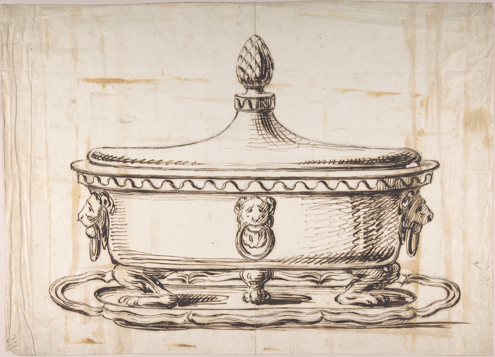 Tureen with Cover — Anonymous, Italian, 19th century