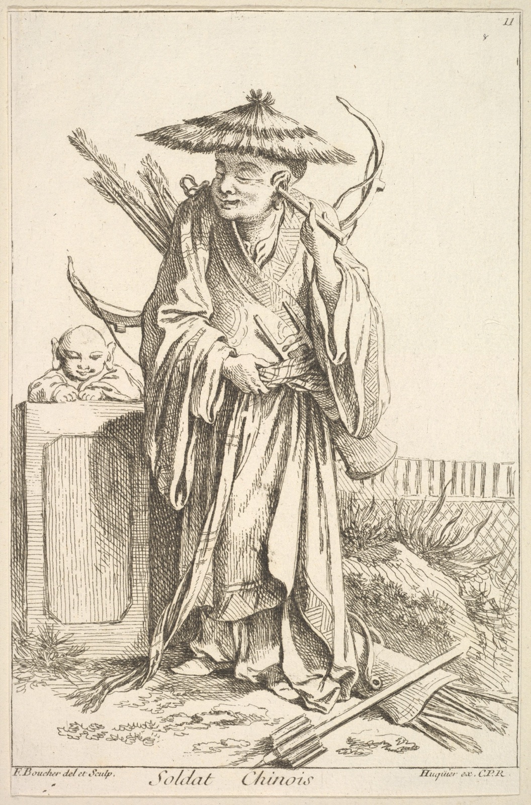 Chinese Soldier — François Boucher