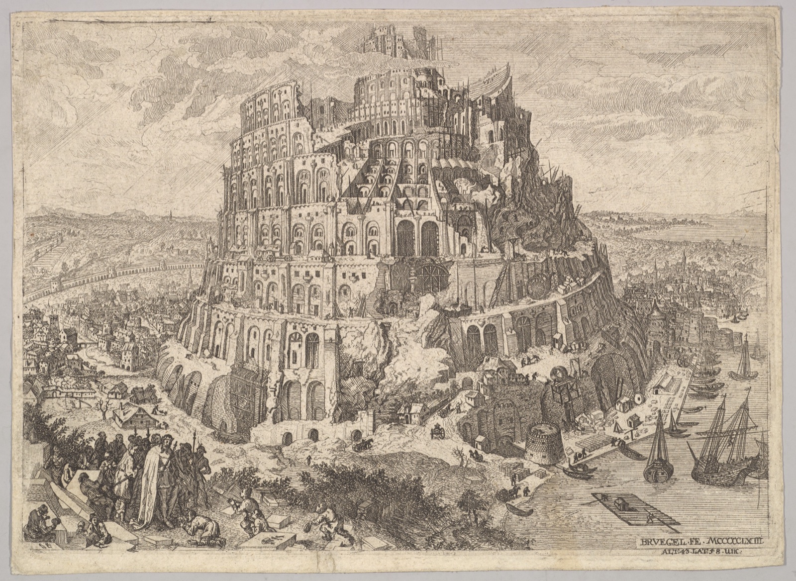The Tower of Babel — Anton Joseph von Prenner