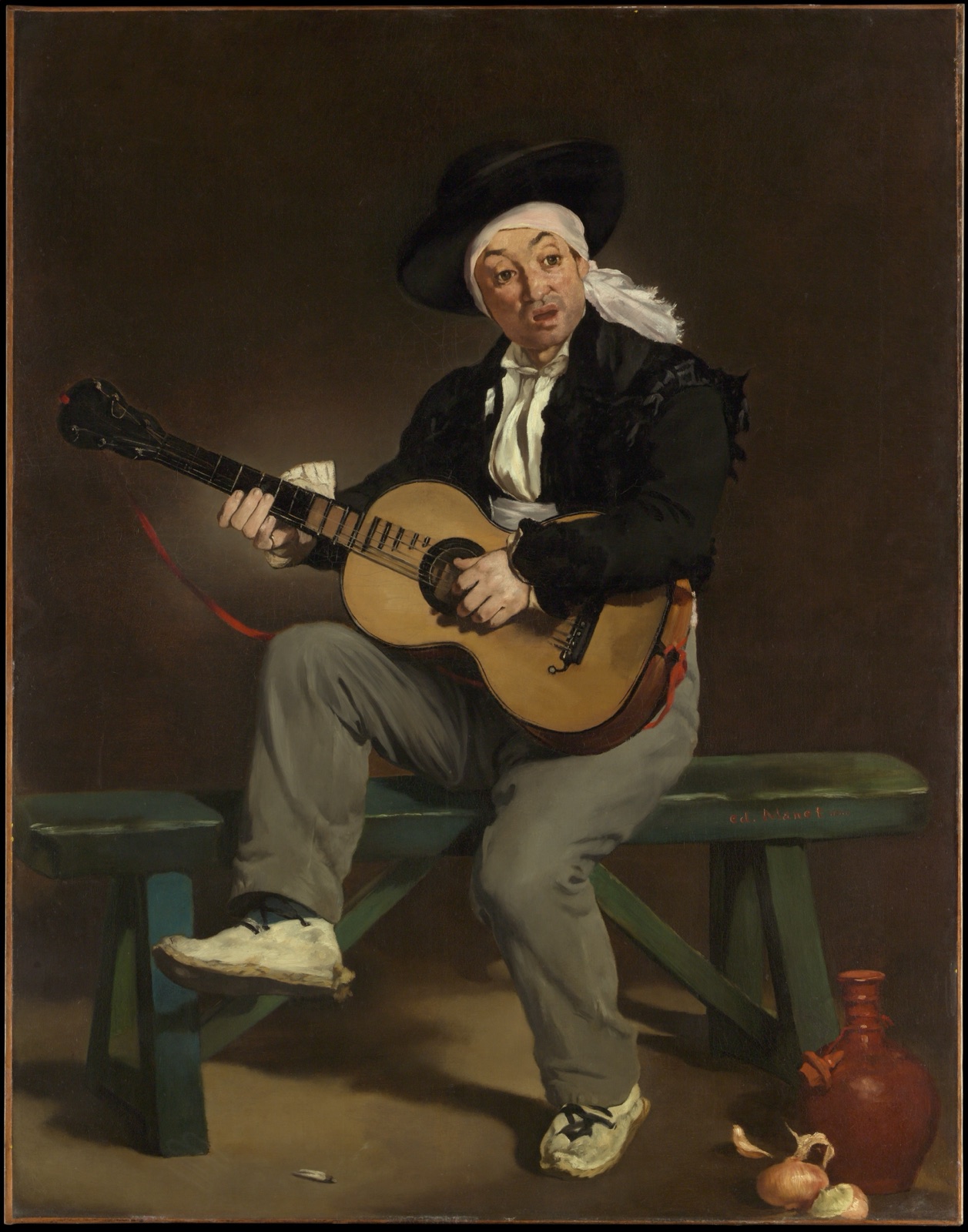 The Spanish Singer — Edouard Manet