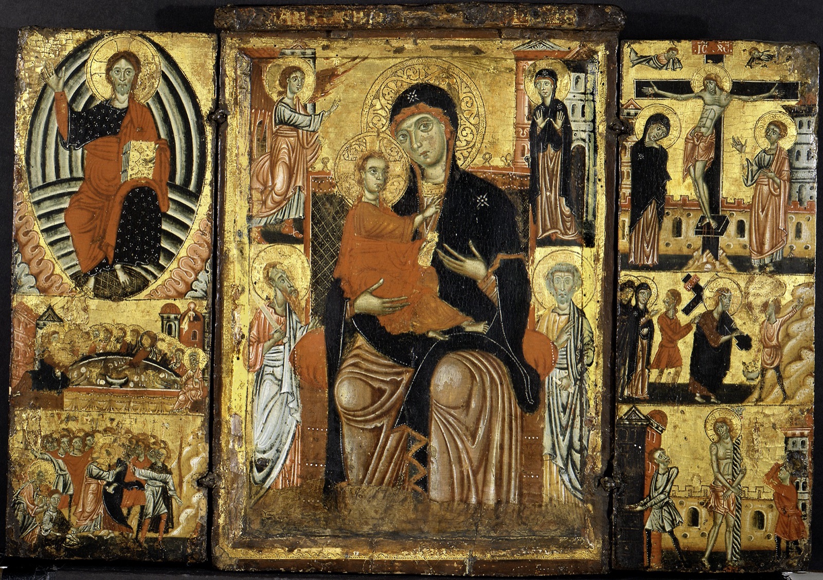 Madonna and Child Enthroned — Master of the Magdalen