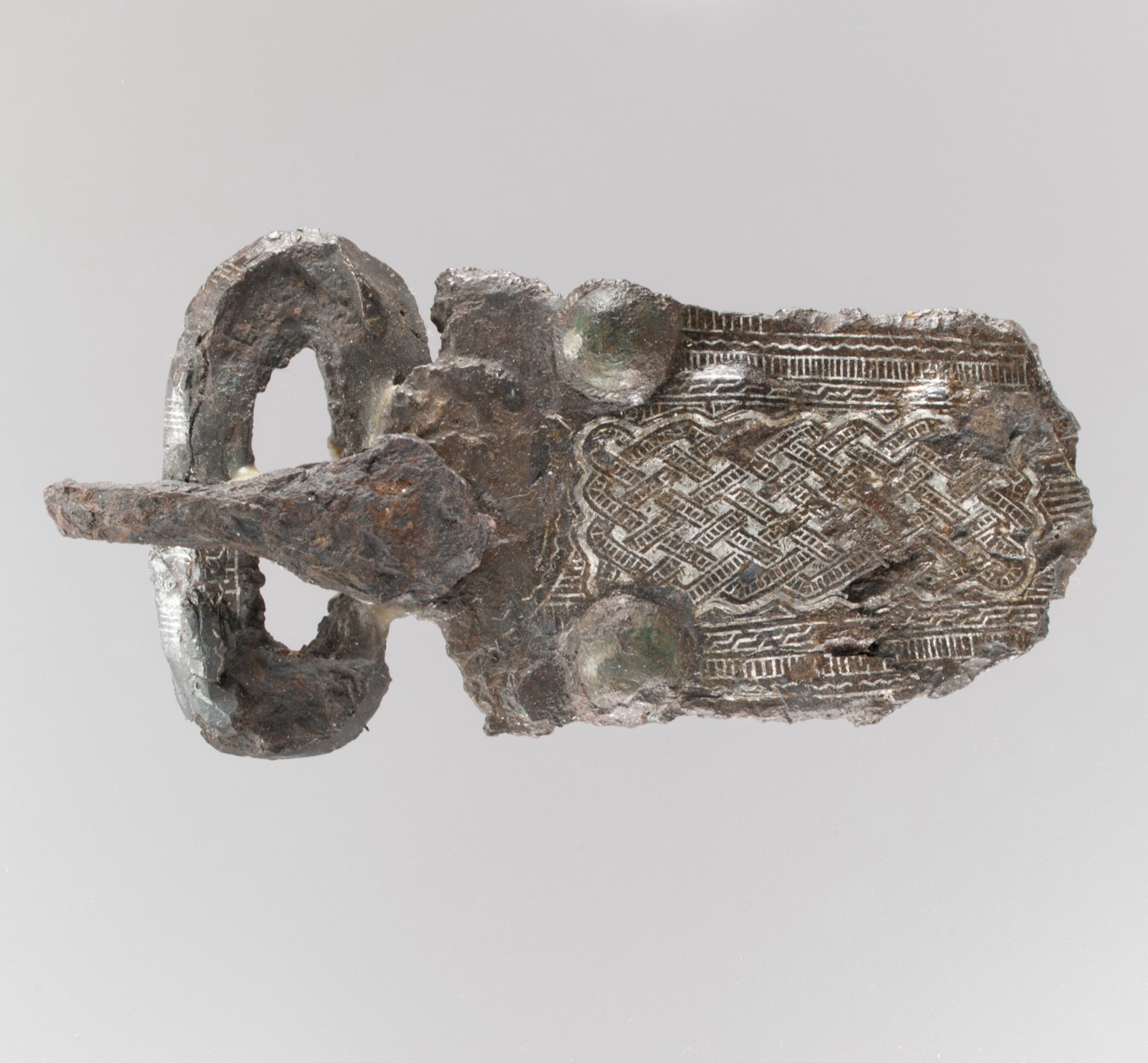 Belt Buckle Attachment Plate Fragment