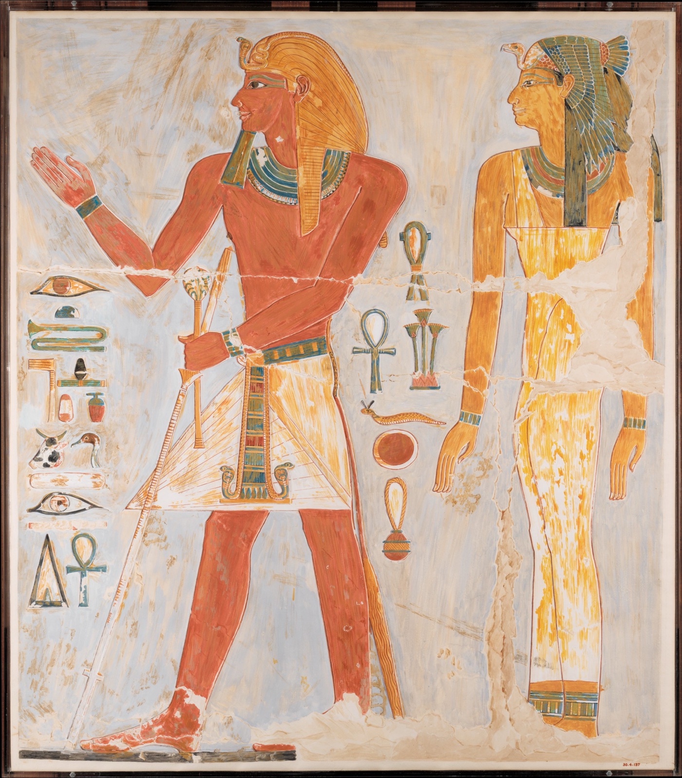 Thutmose I and His Mother Seniseneb — Nina de Garis Davies