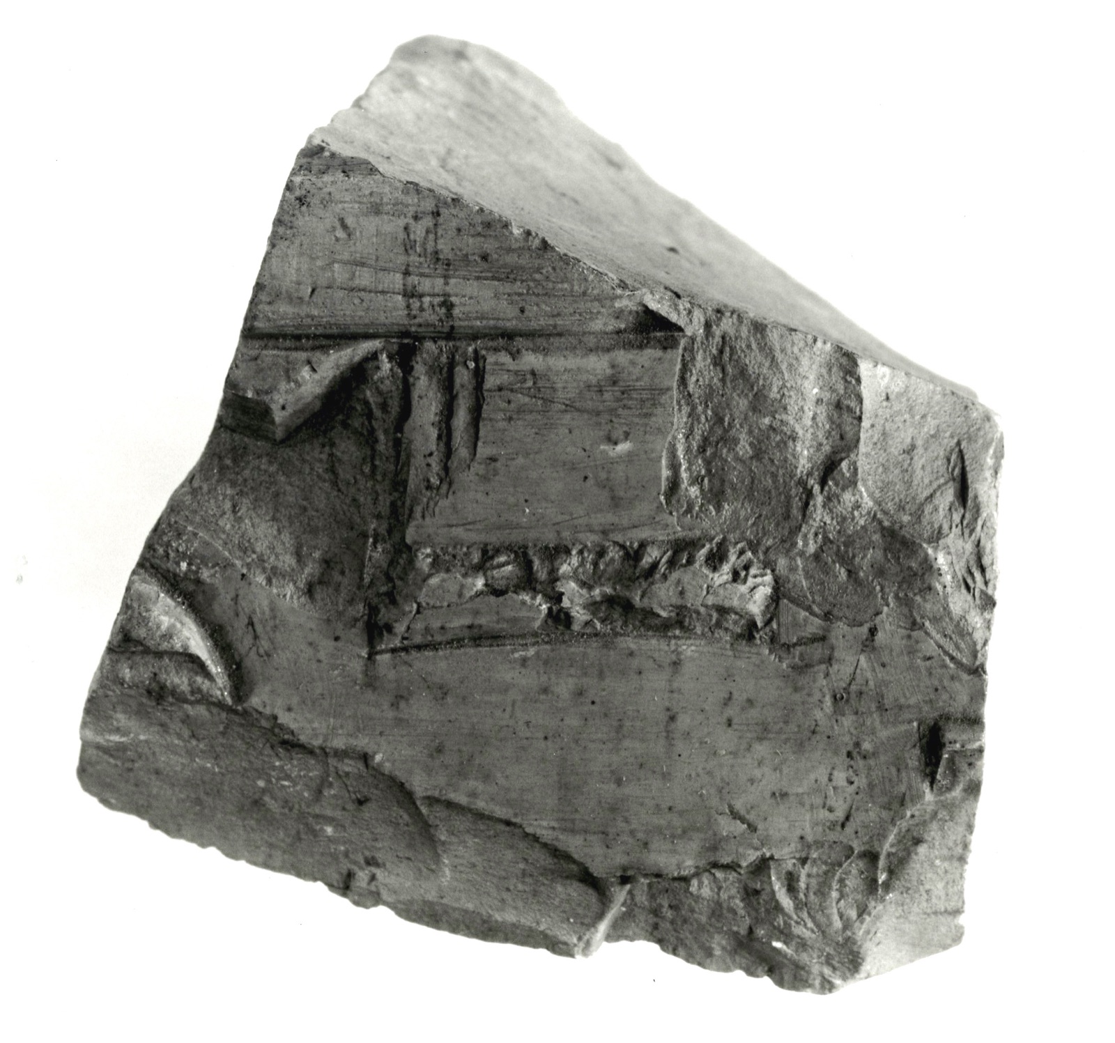 Raised relief fragment