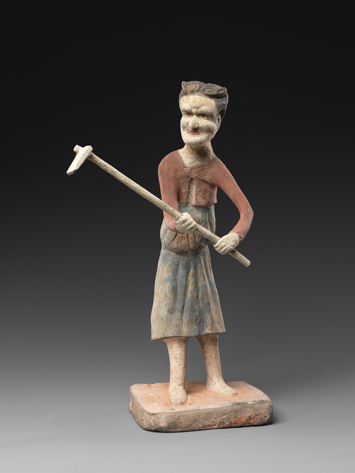 Woman with a hoe