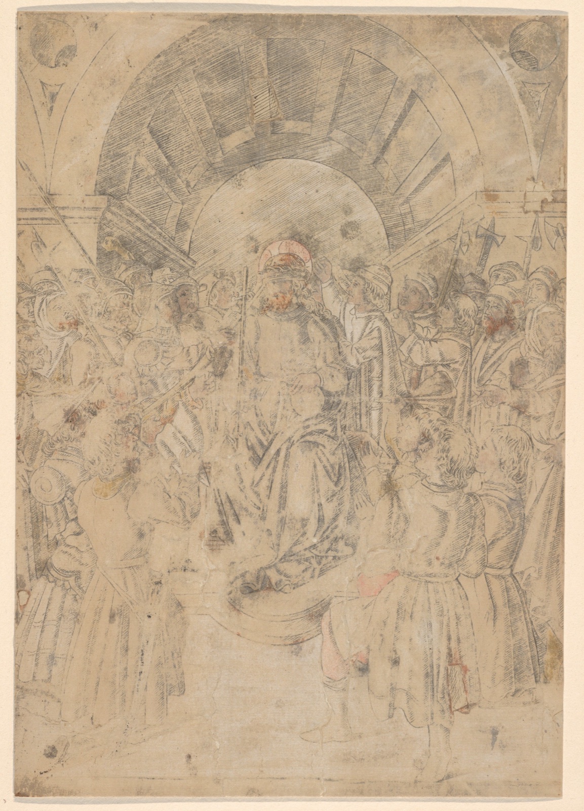 The Mocking of Christ, from "Life of the Virgin and Christ" — Francesco Rosselli