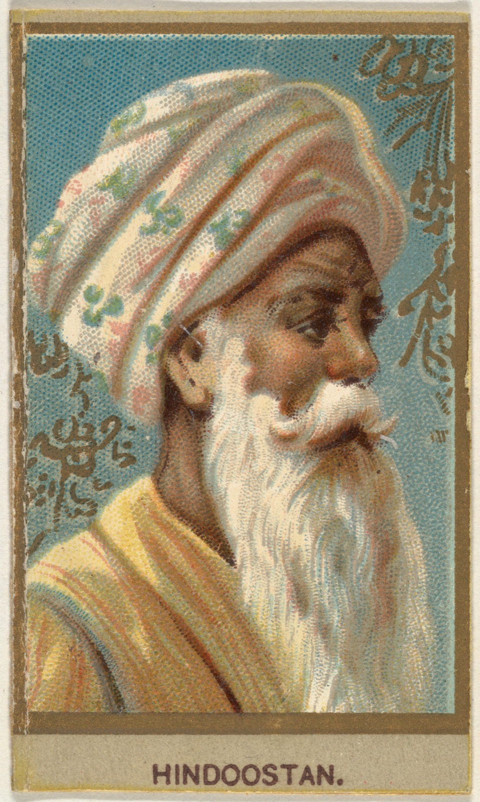 Hindoostan, from the Races of Mankind series (T181) issued by Abdul Cigarettes — Abdul Cigarettes